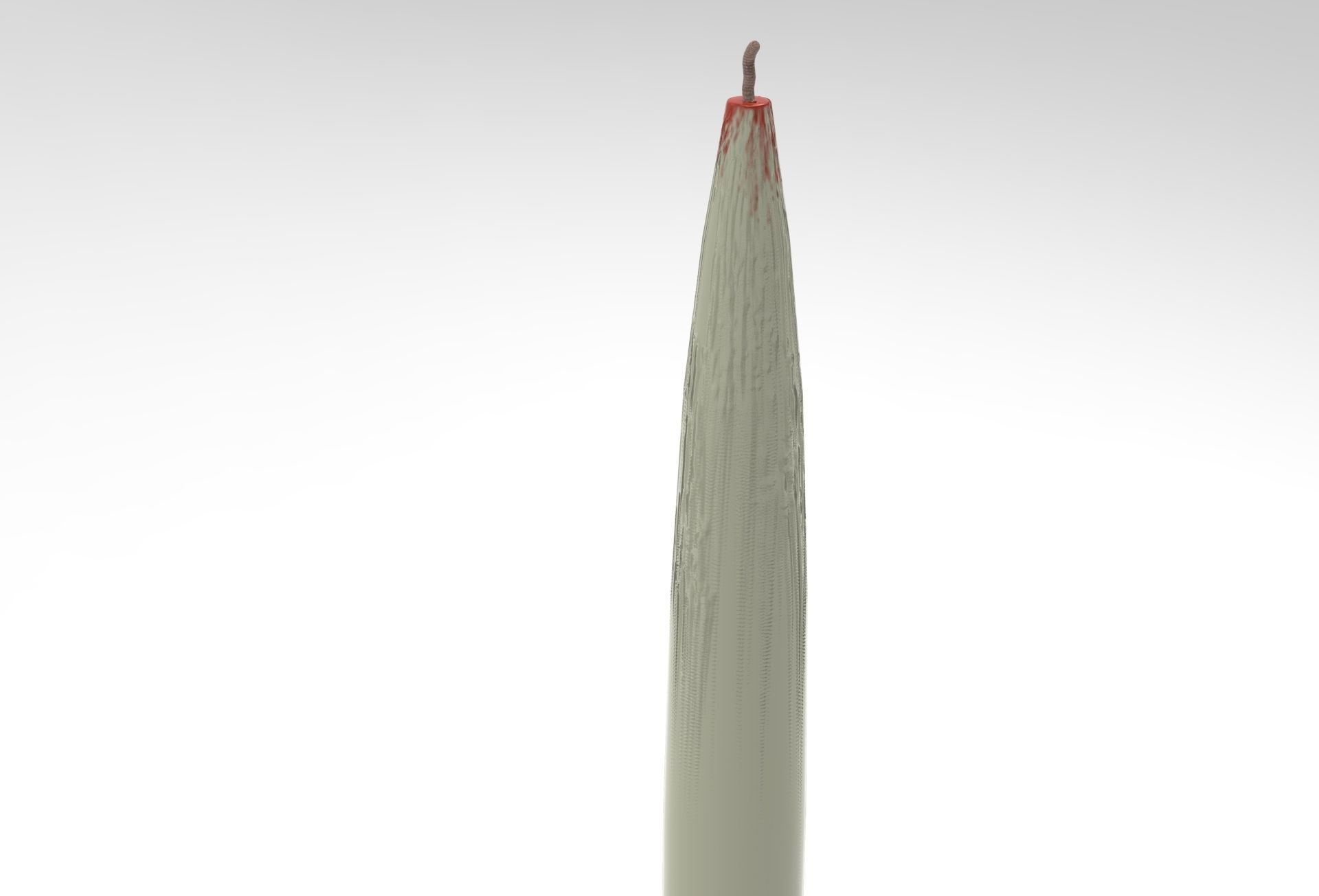 Bally Candlestick Low-poly 3D model_2