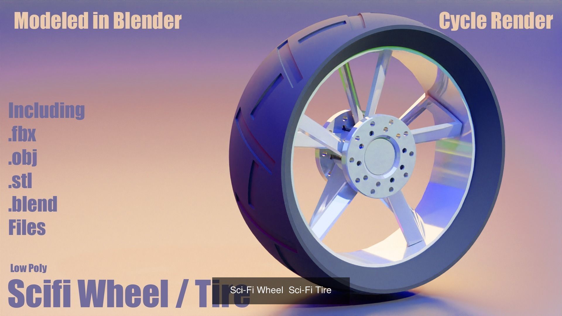 Modern sport car lowpoly 3d rims Low-poly 3D model 3D Model Collection_13