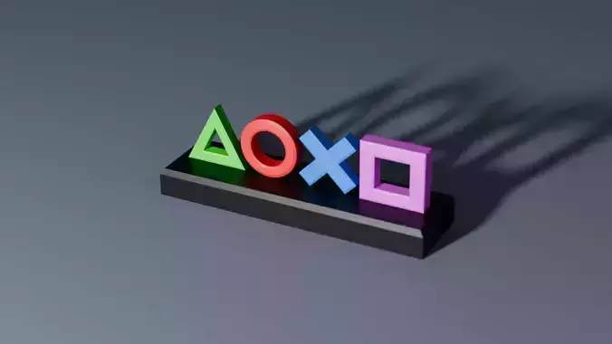 Playstaion Controller Buttons Decoration