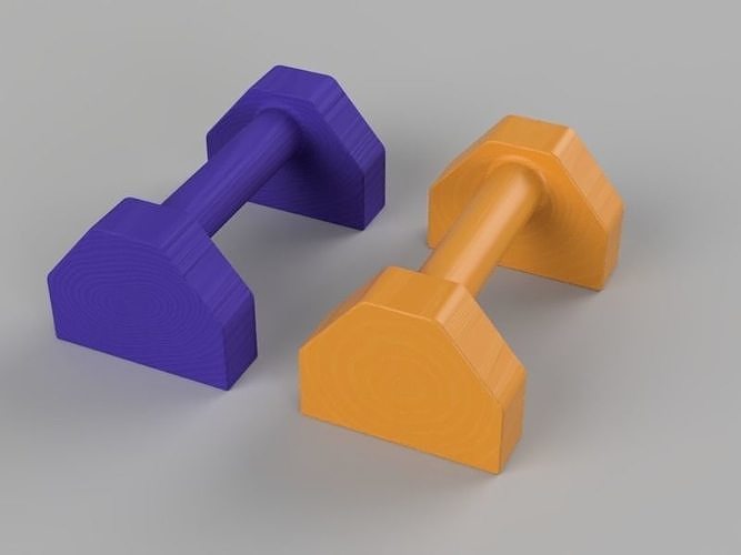 Wooden Push-Up Bar Free 3D print model