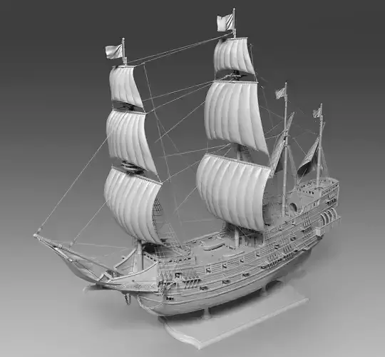 Drakes Flagship 3D print model