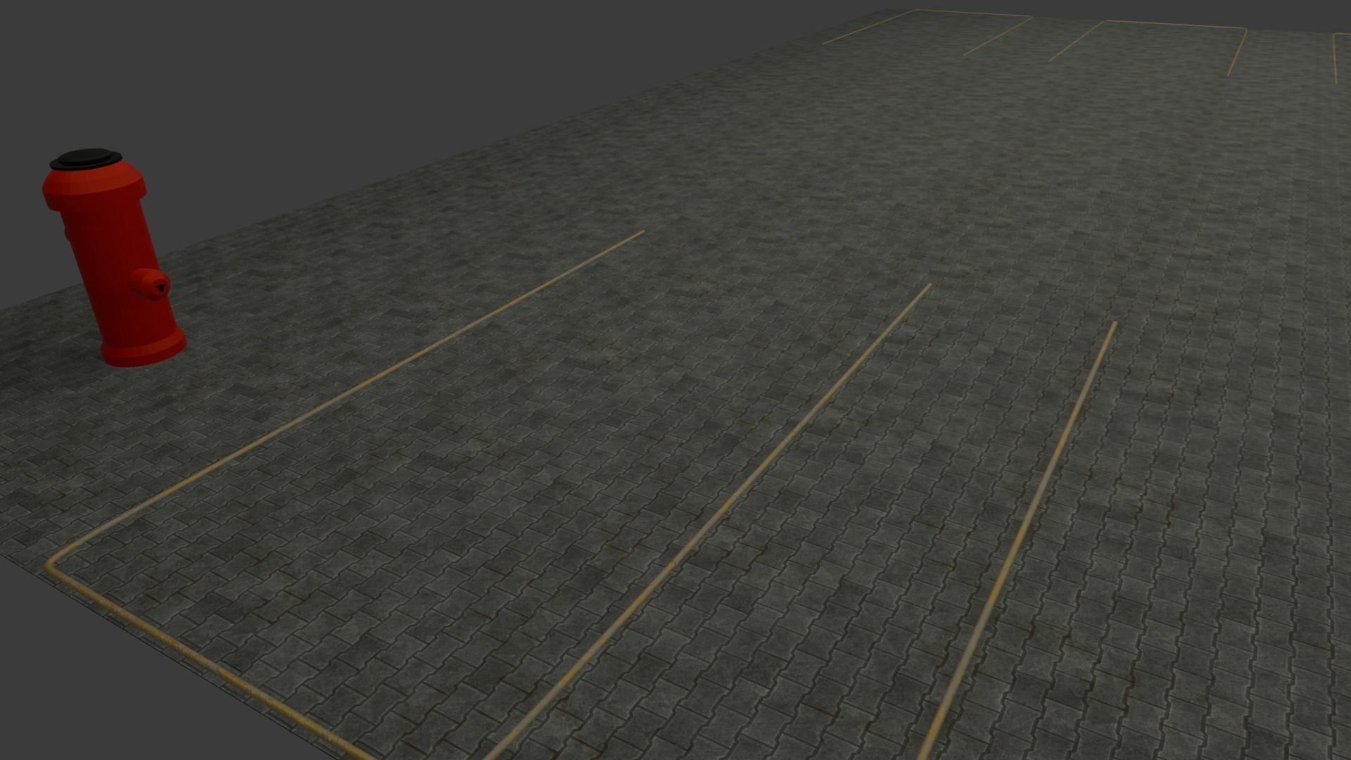 Garage and Parking Free low-poly 3D model_4