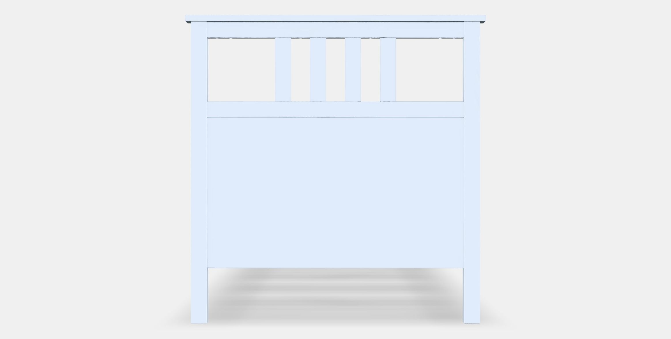 HEMNES Bed frame 6 Low-poly 3D model_15