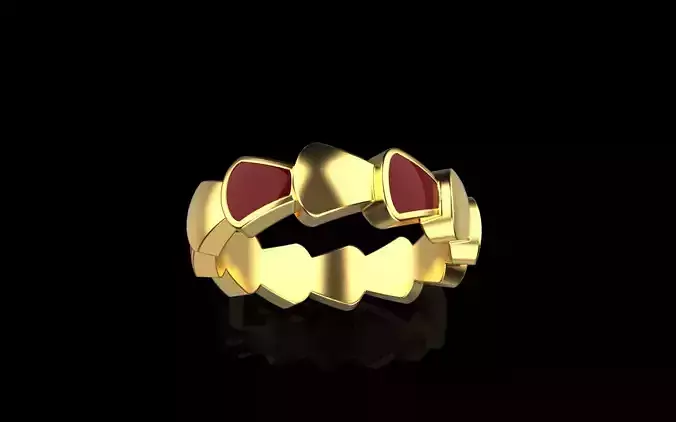 Enamel Serpenti collection model 899 3D print model Enamel Serpenti collection model 899 3D print model