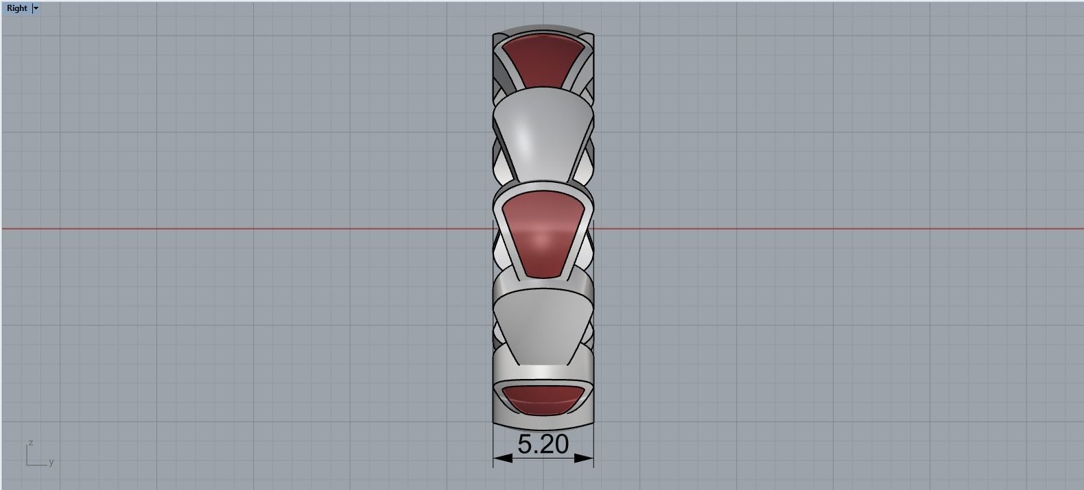 Enamel Serpenti collection model 899 3D print model_8