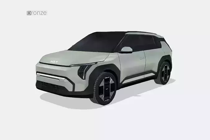Kia EV3 2025 Low-poly 3D model