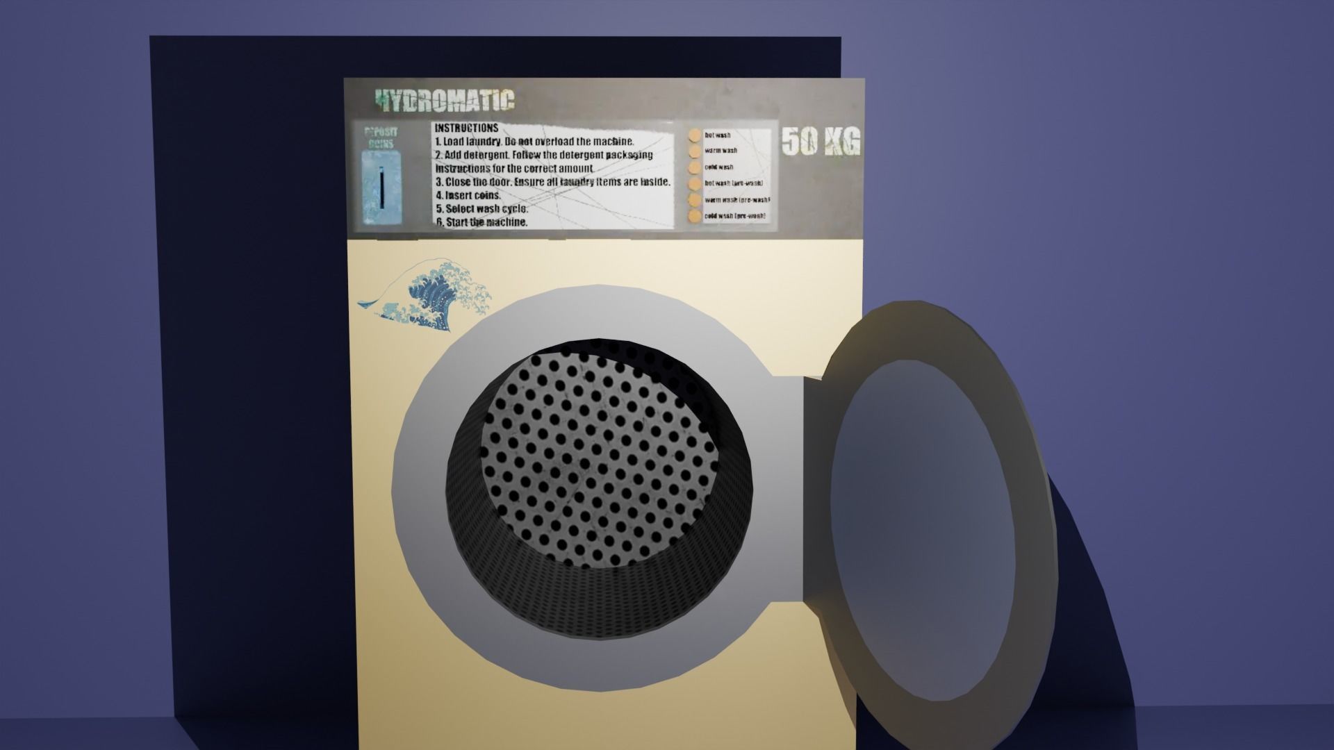 Washing machine 3D model_6