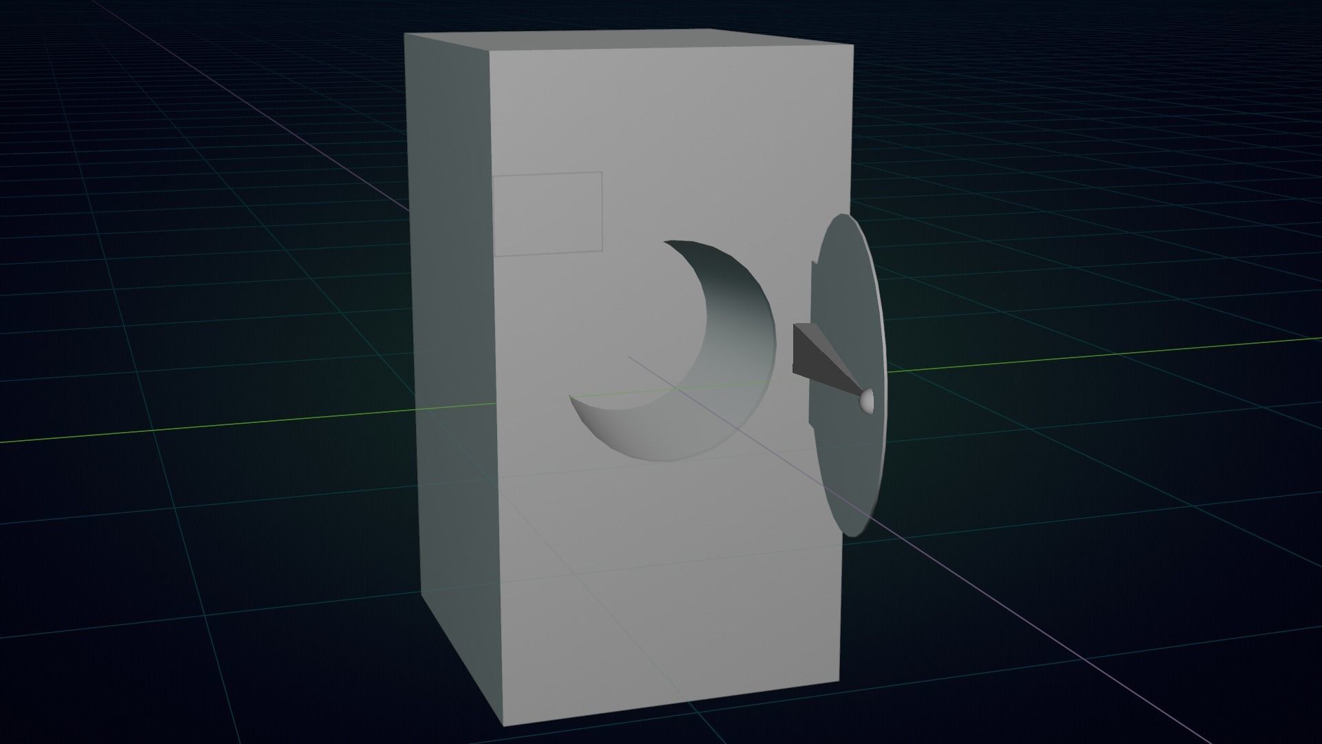 Washing machine 3D model_9