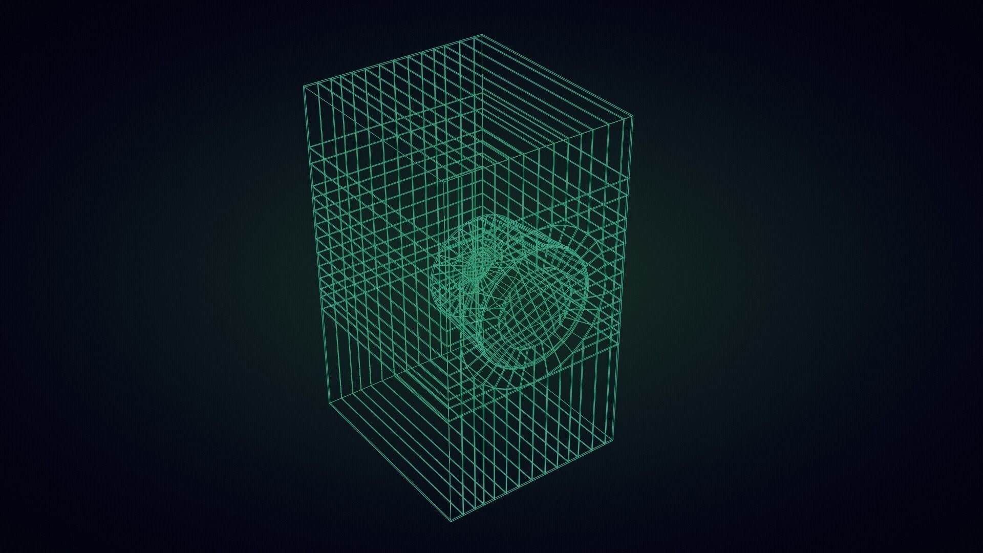 Washing machine 3D model_17