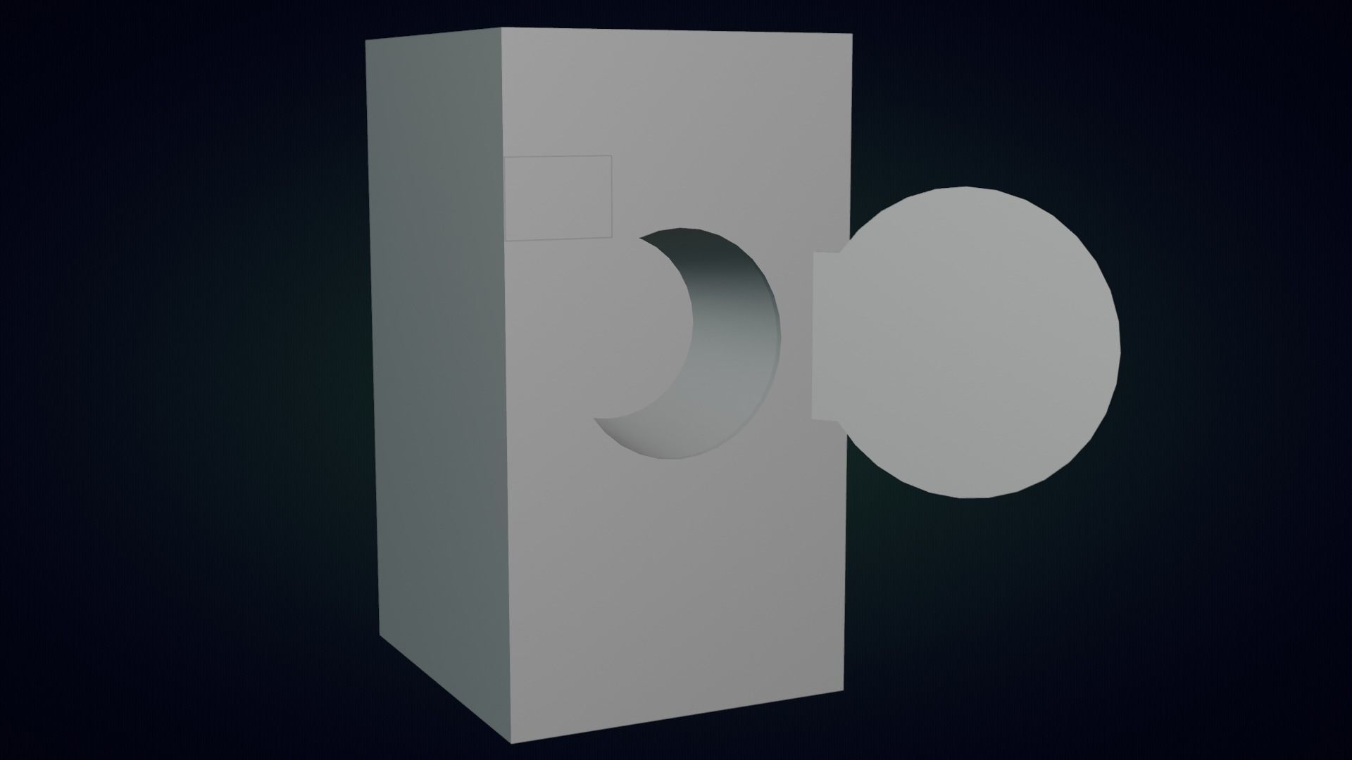 Washing machine 3D model_12