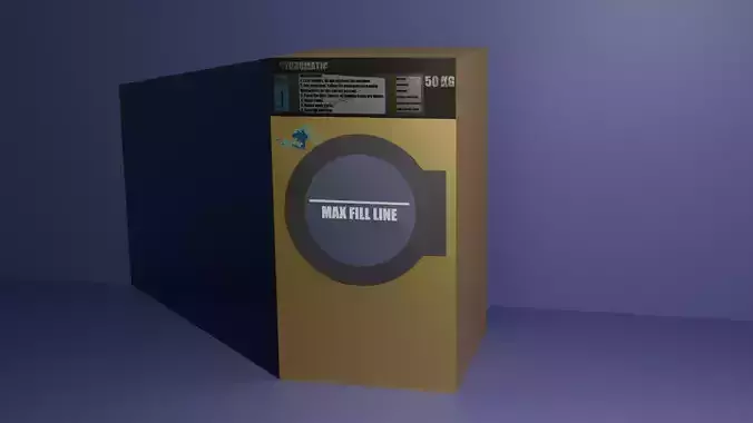 Washing machine 3D model
