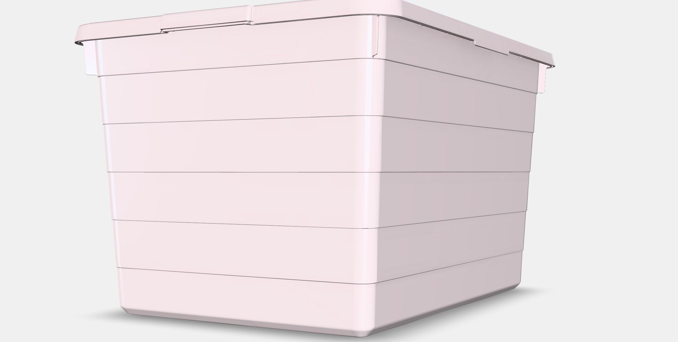 SOCKERBIT Box with lid 3 Low-poly 3D model_6