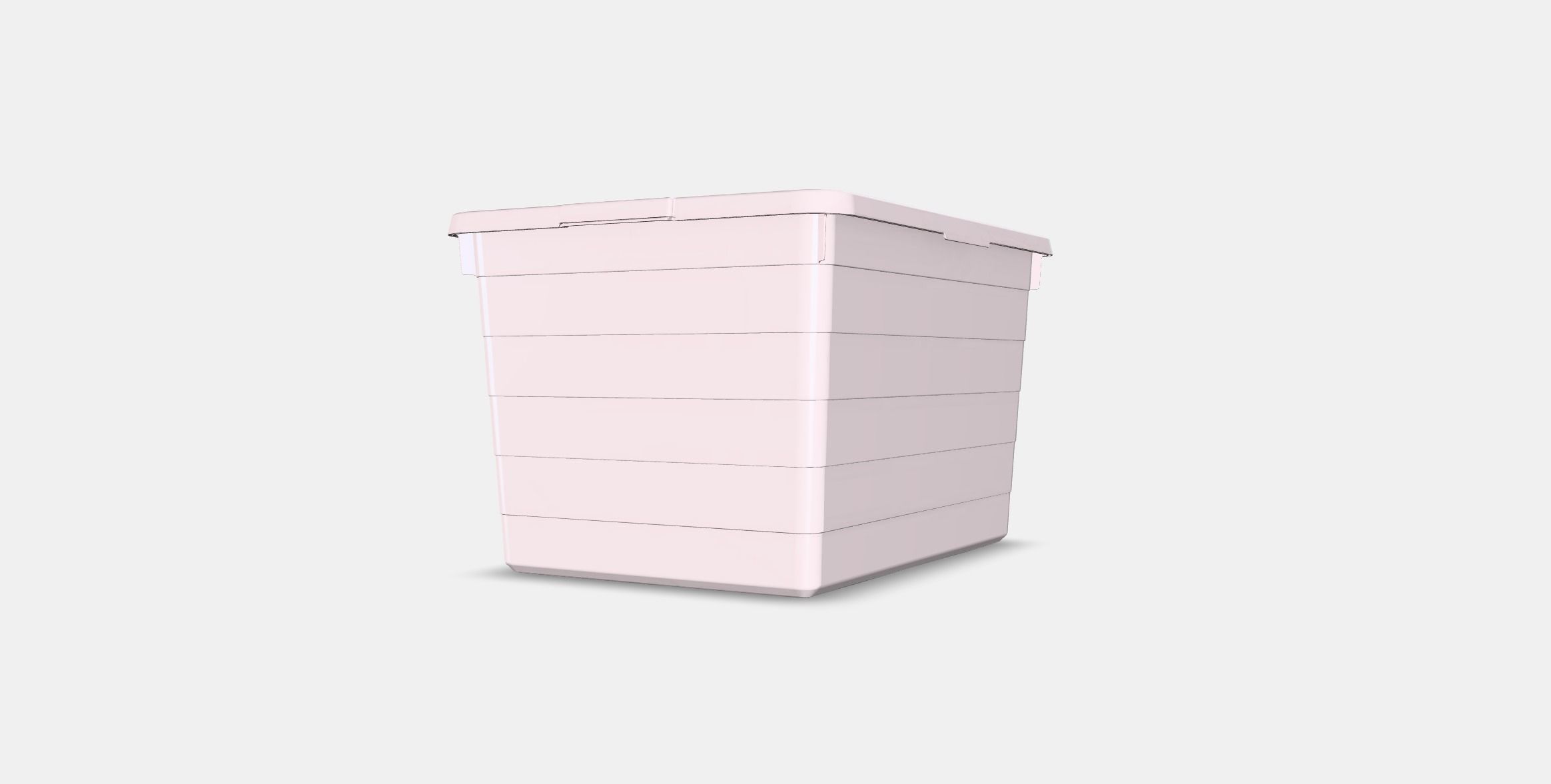 SOCKERBIT Box with lid 3 Low-poly 3D model_5