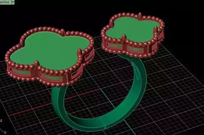 van cleef rings stone