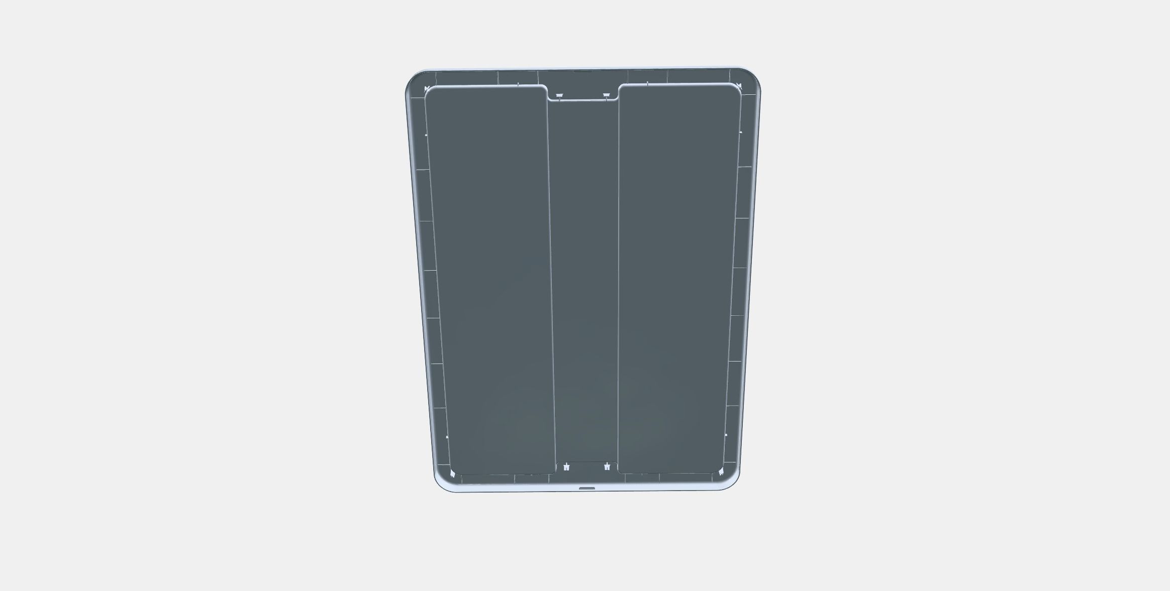 SAMLA Lid for box 55-130 l Low-poly 3D model_7