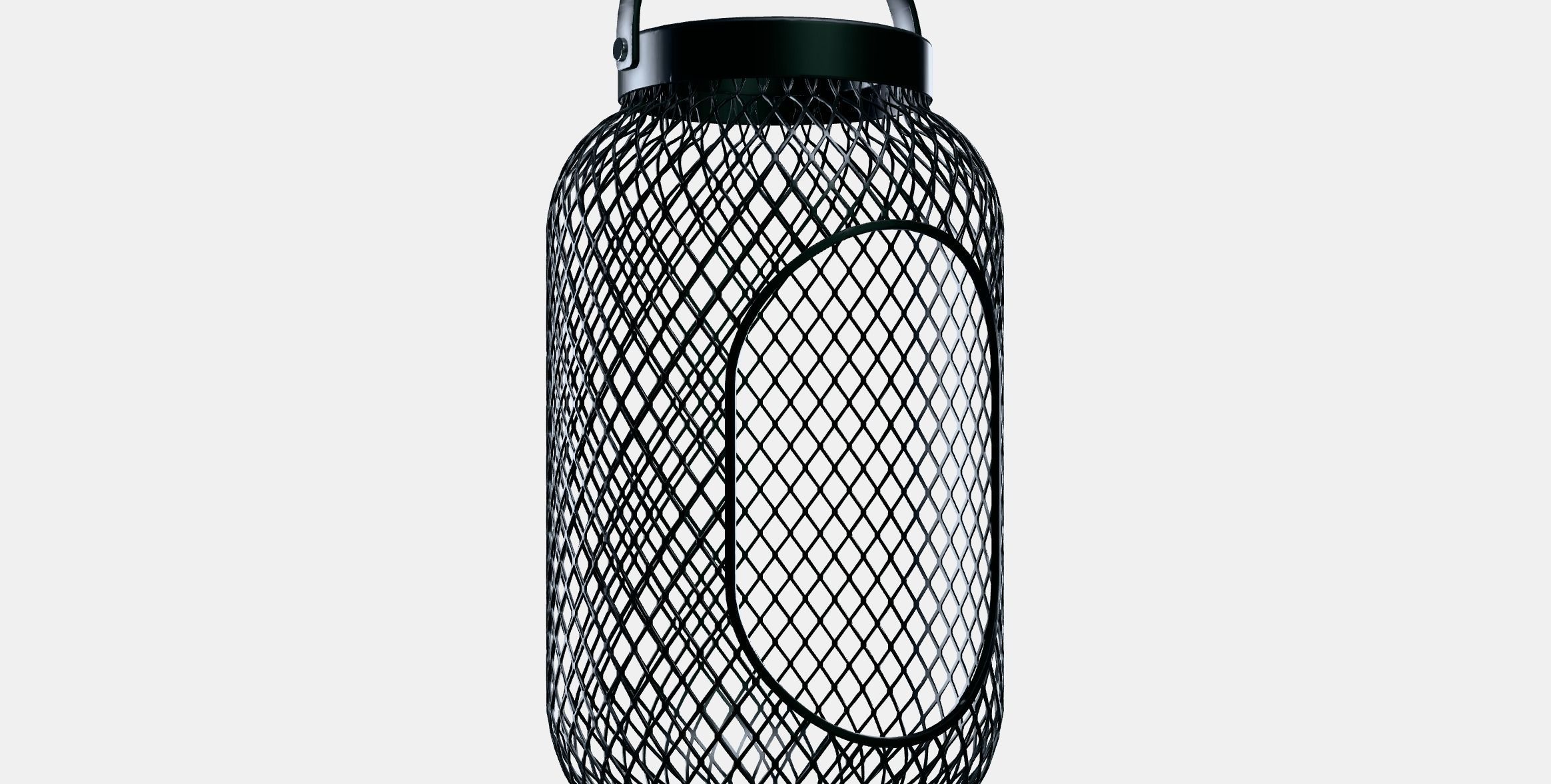 TOPPIG Lantern for block candle Low-poly 3D model_7