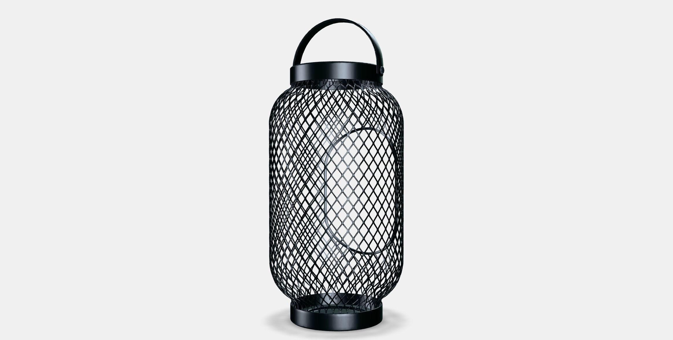 TOPPIG Lantern for block candle Low-poly 3D model_4