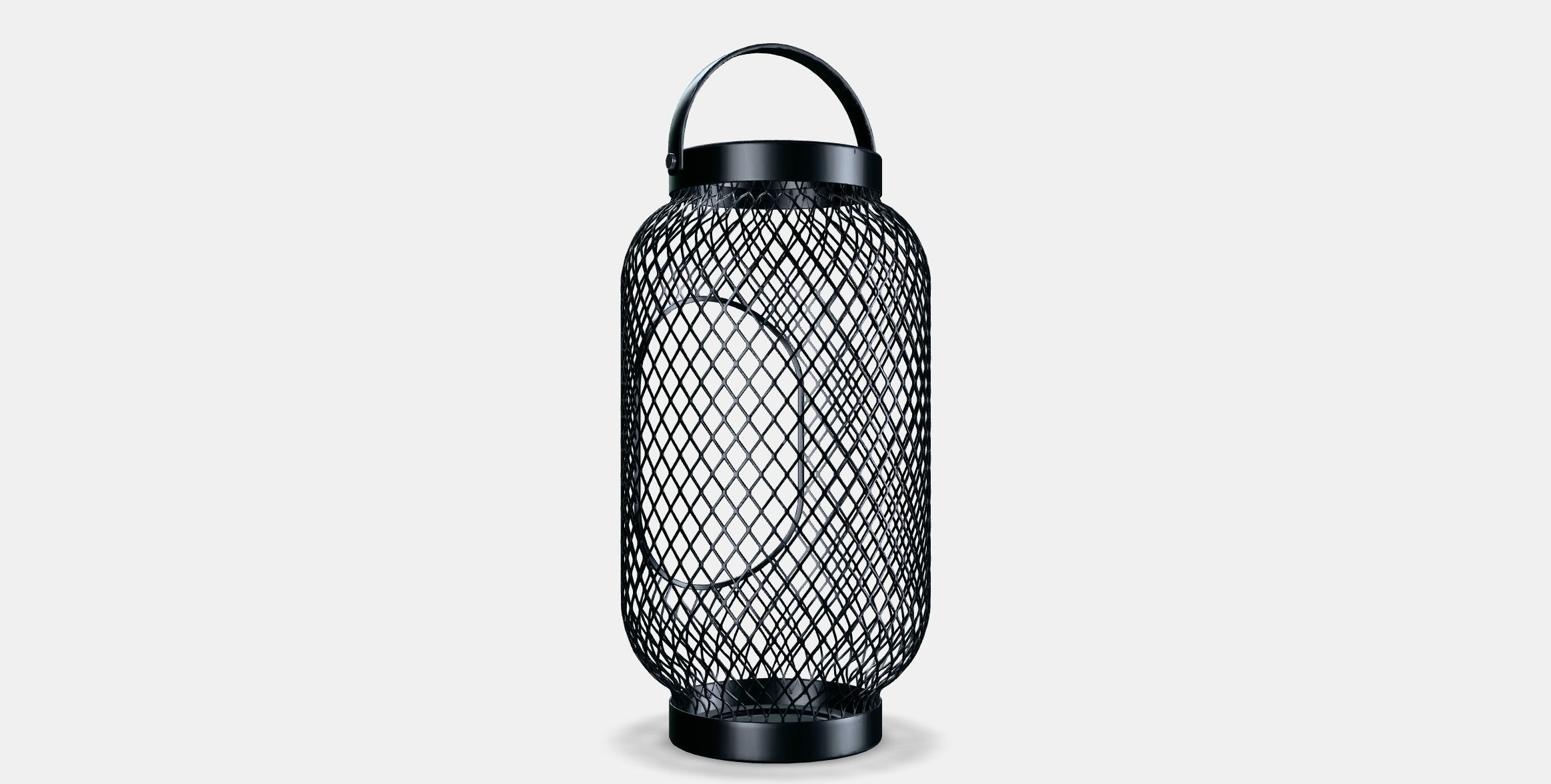 TOPPIG Lantern for block candle Low-poly 3D model_16