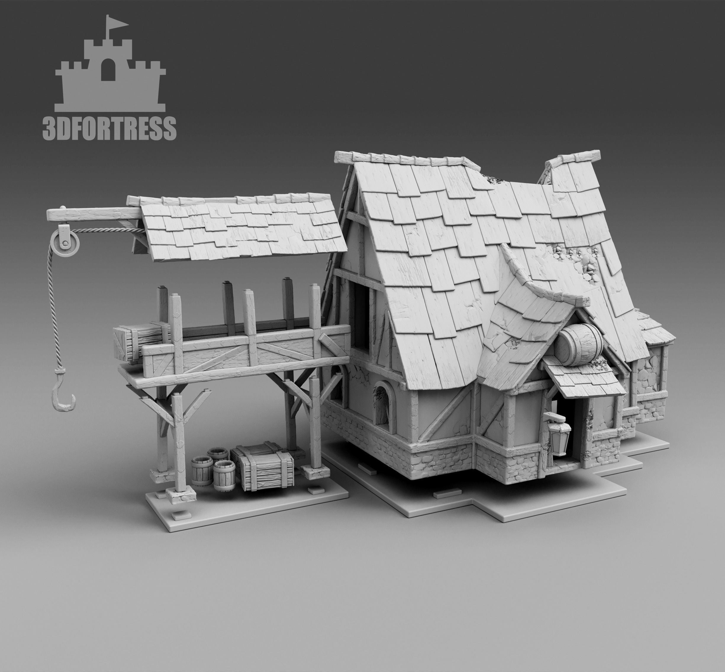 Warehouse 3D print model_3