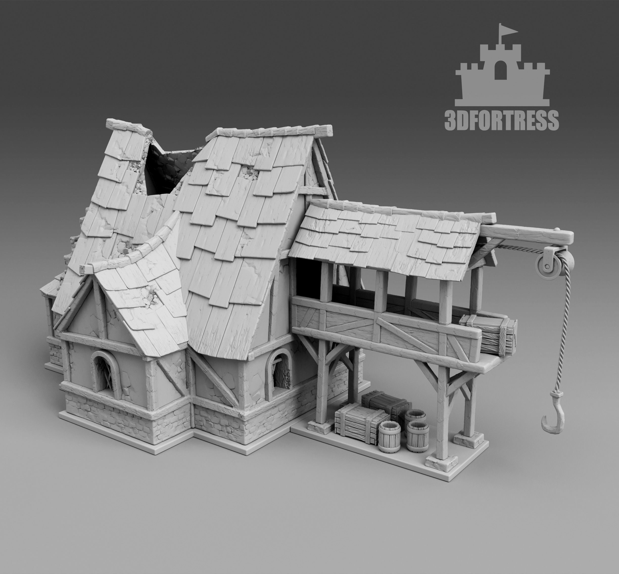 Warehouse 3D print model_1
