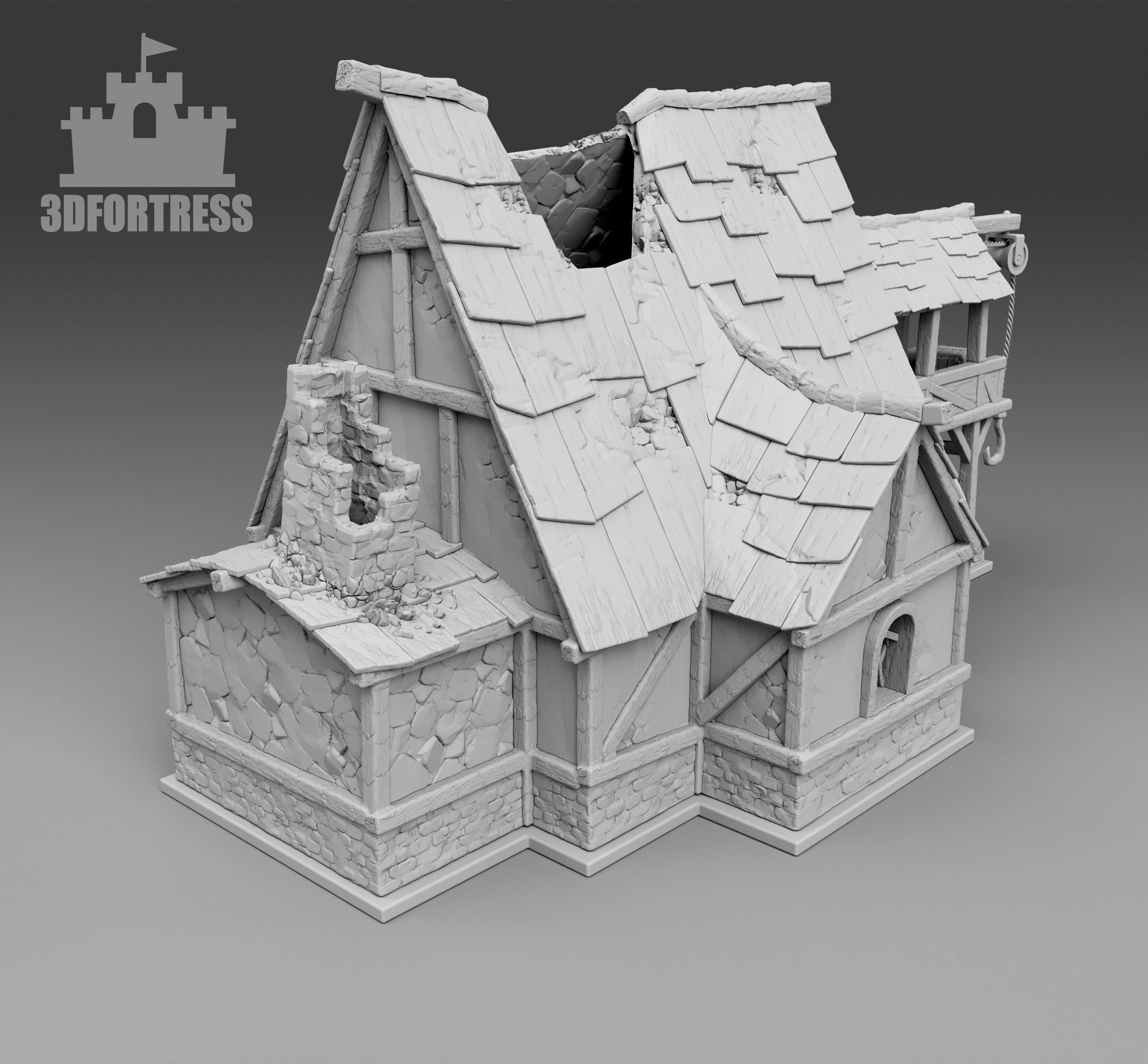 Warehouse 3D print model_2