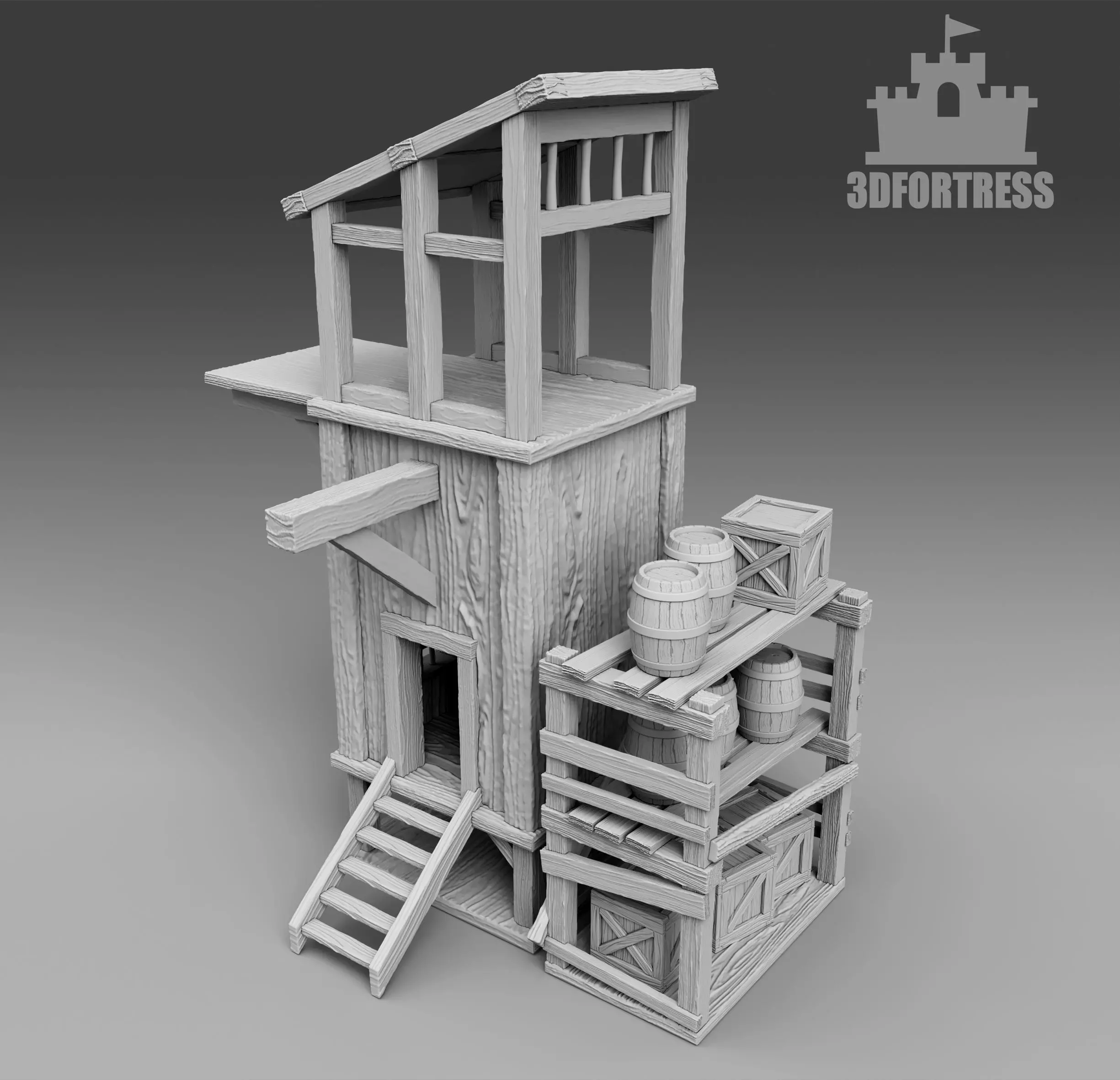 Tower 3D print model_0