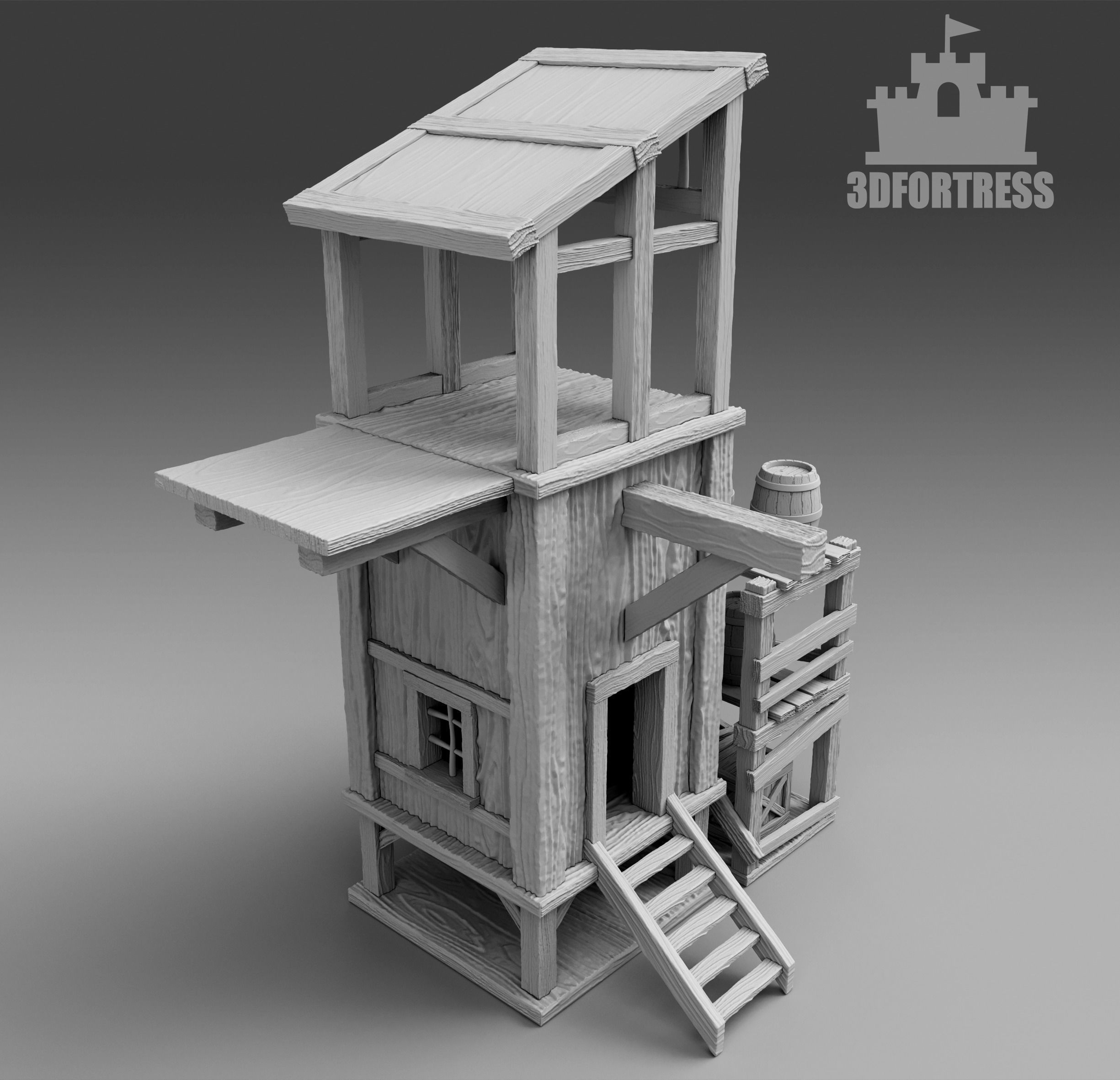 Tower 3D print model_1