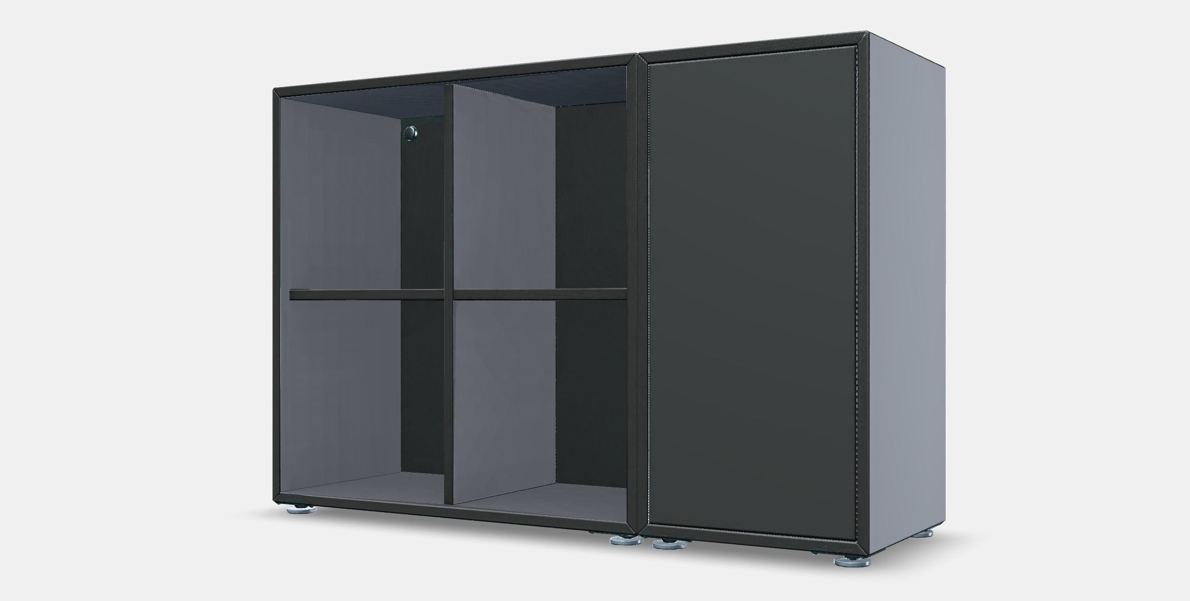 EKET Cabinet combination with feet 5 Low-poly 3D model_13