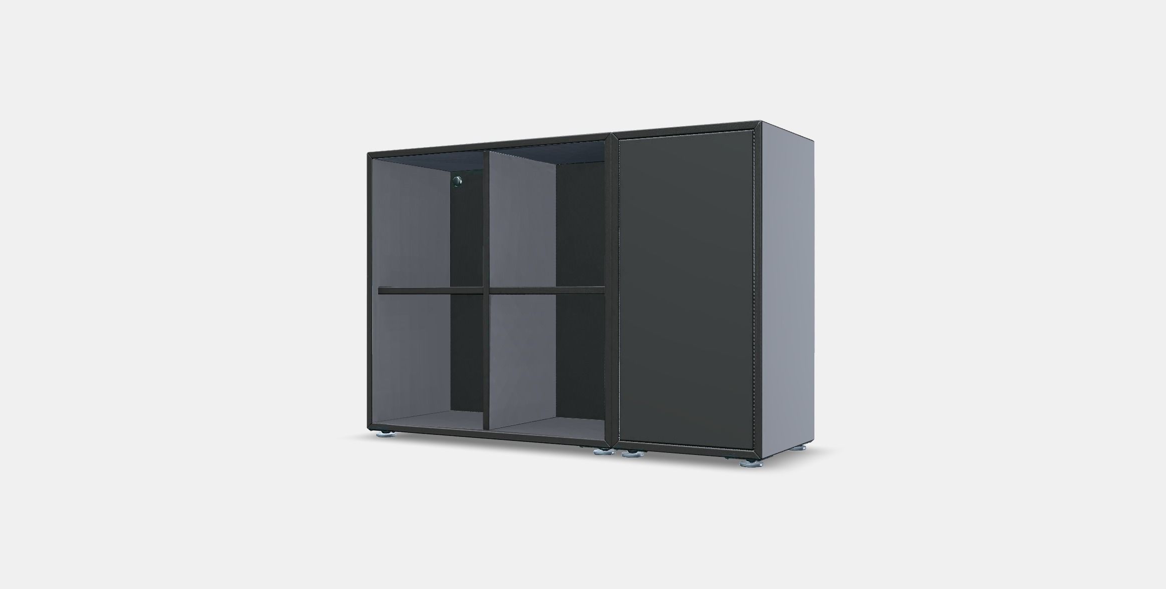 EKET Cabinet combination with feet 5 Low-poly 3D model_11