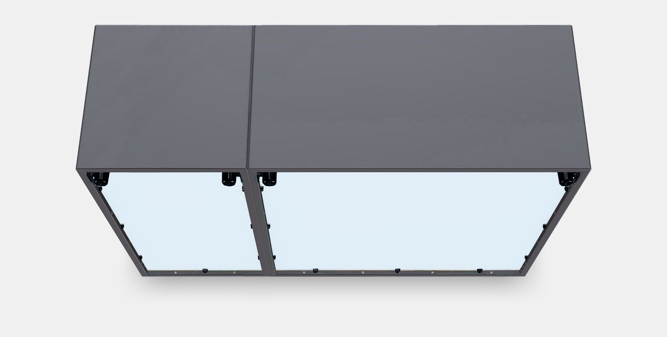 EKET Cabinet combination with feet 5 Low-poly 3D model_4