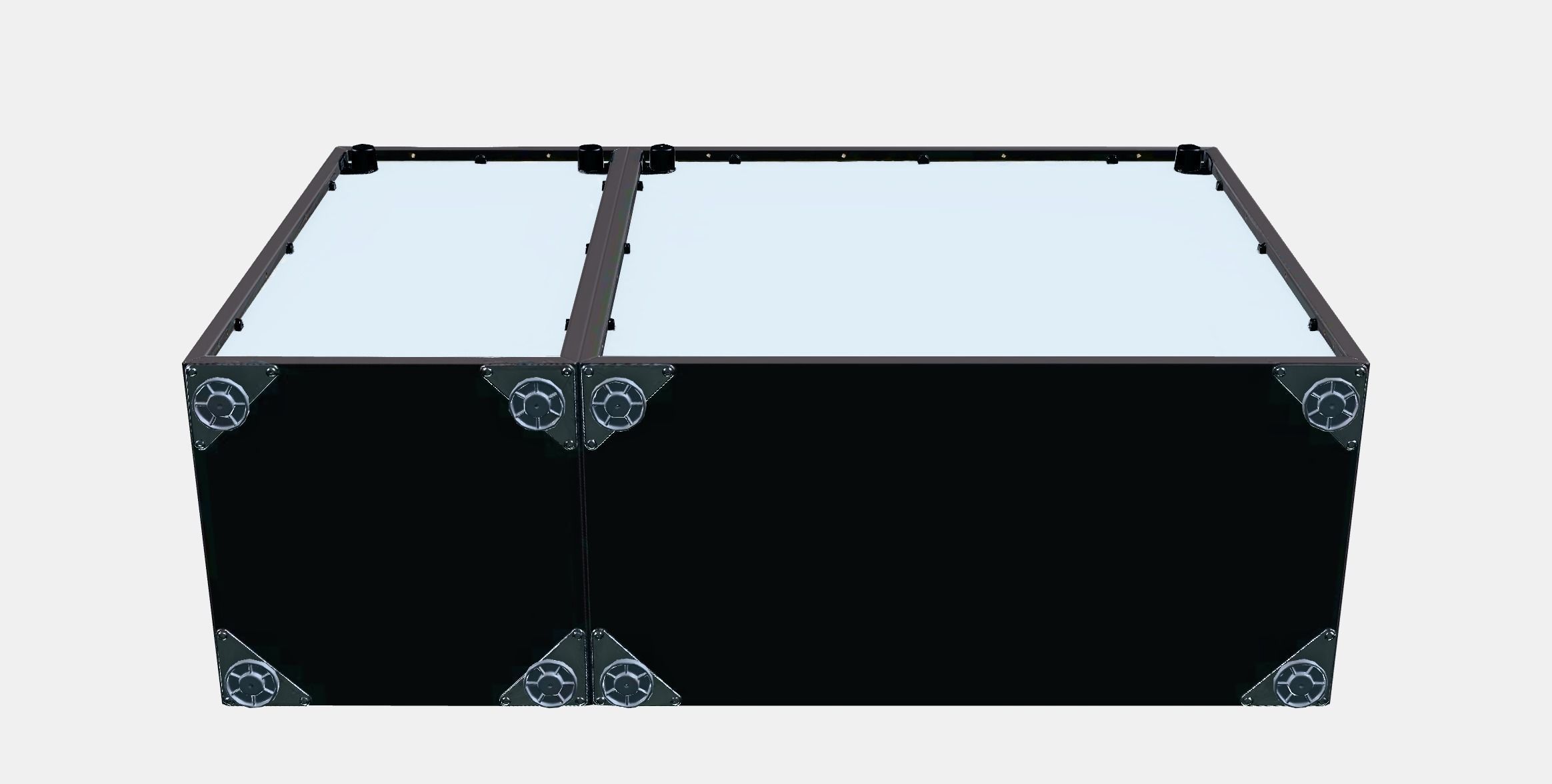 EKET Cabinet combination with feet 5 Low-poly 3D model_8