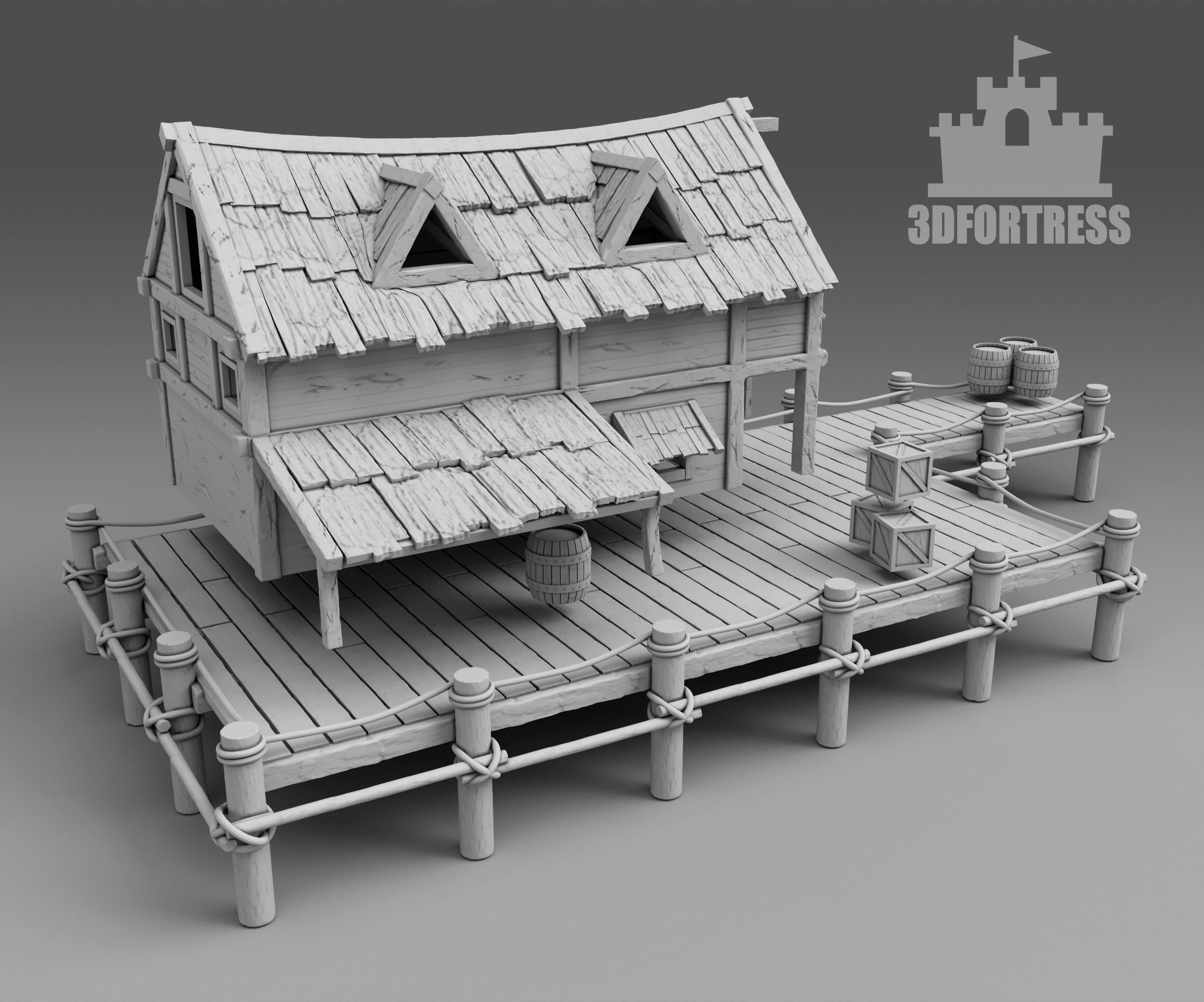 The marina 3D print model_2