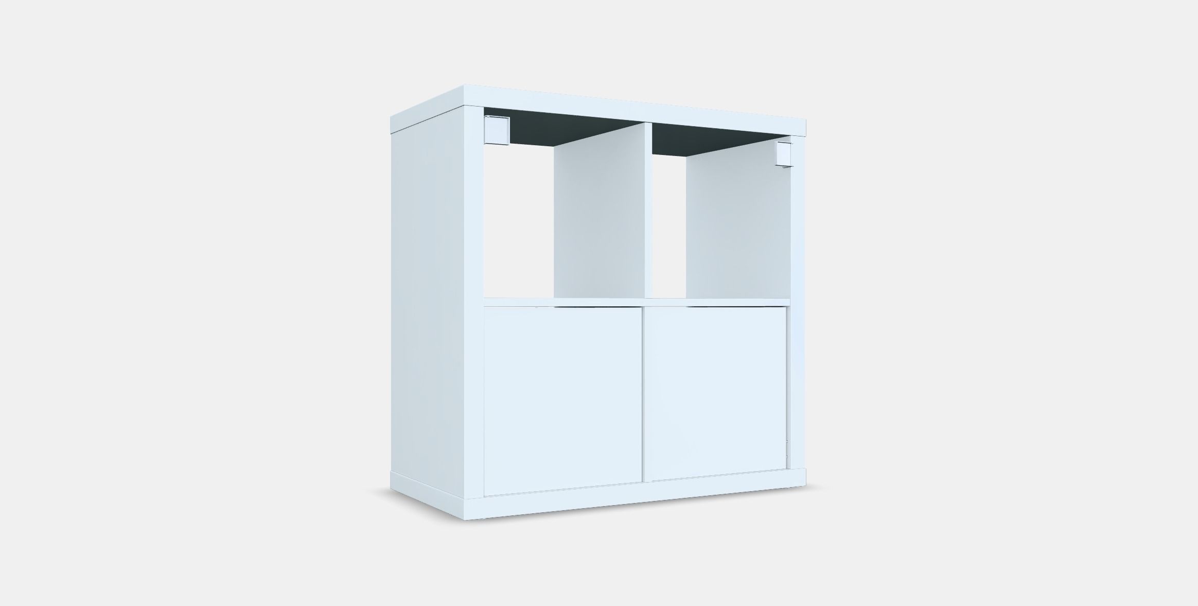 KALLAX Shelving unit with doors 2 Low-poly 3D model_16