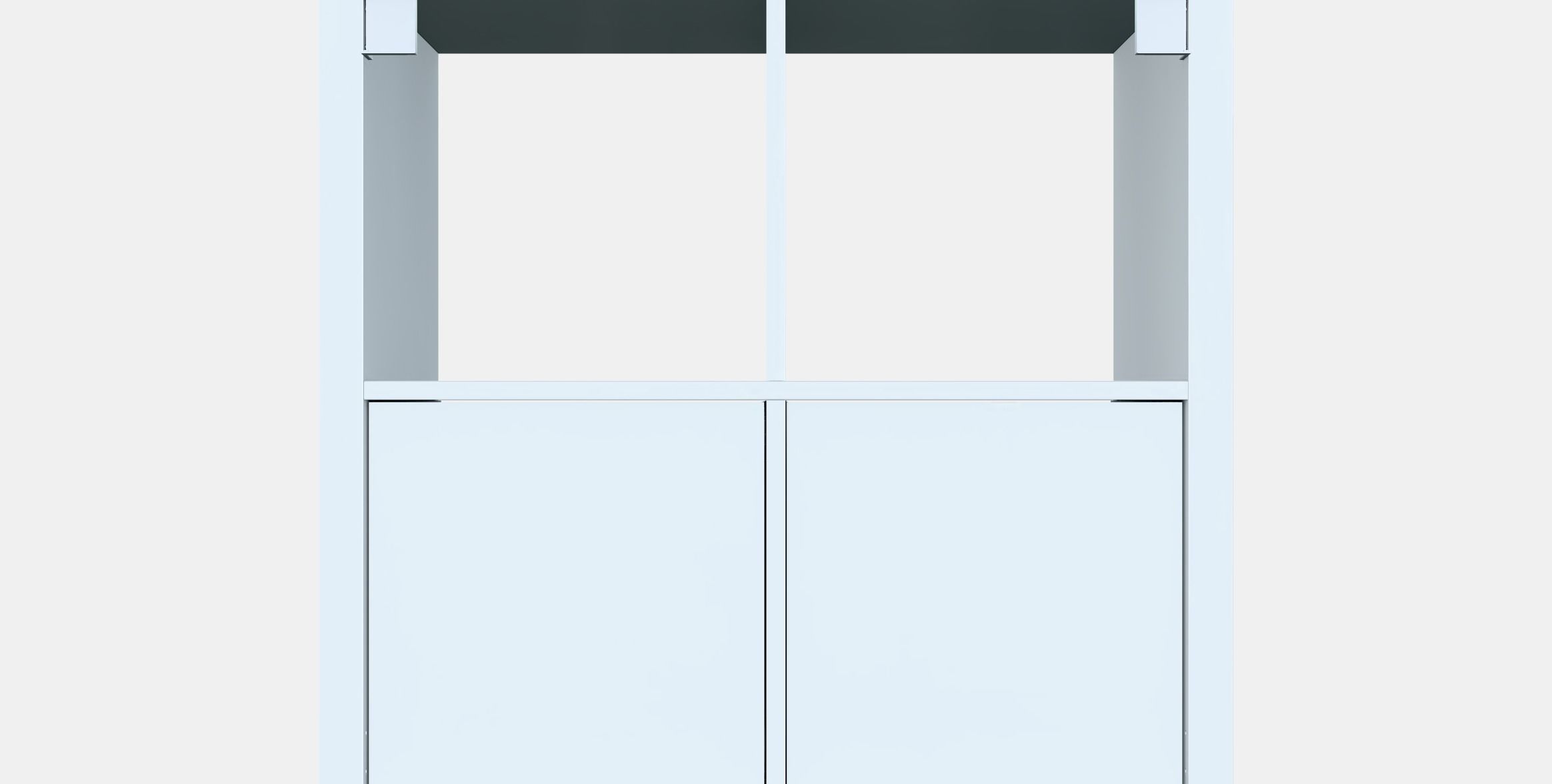 KALLAX Shelving unit with doors 2 Low-poly 3D model_15