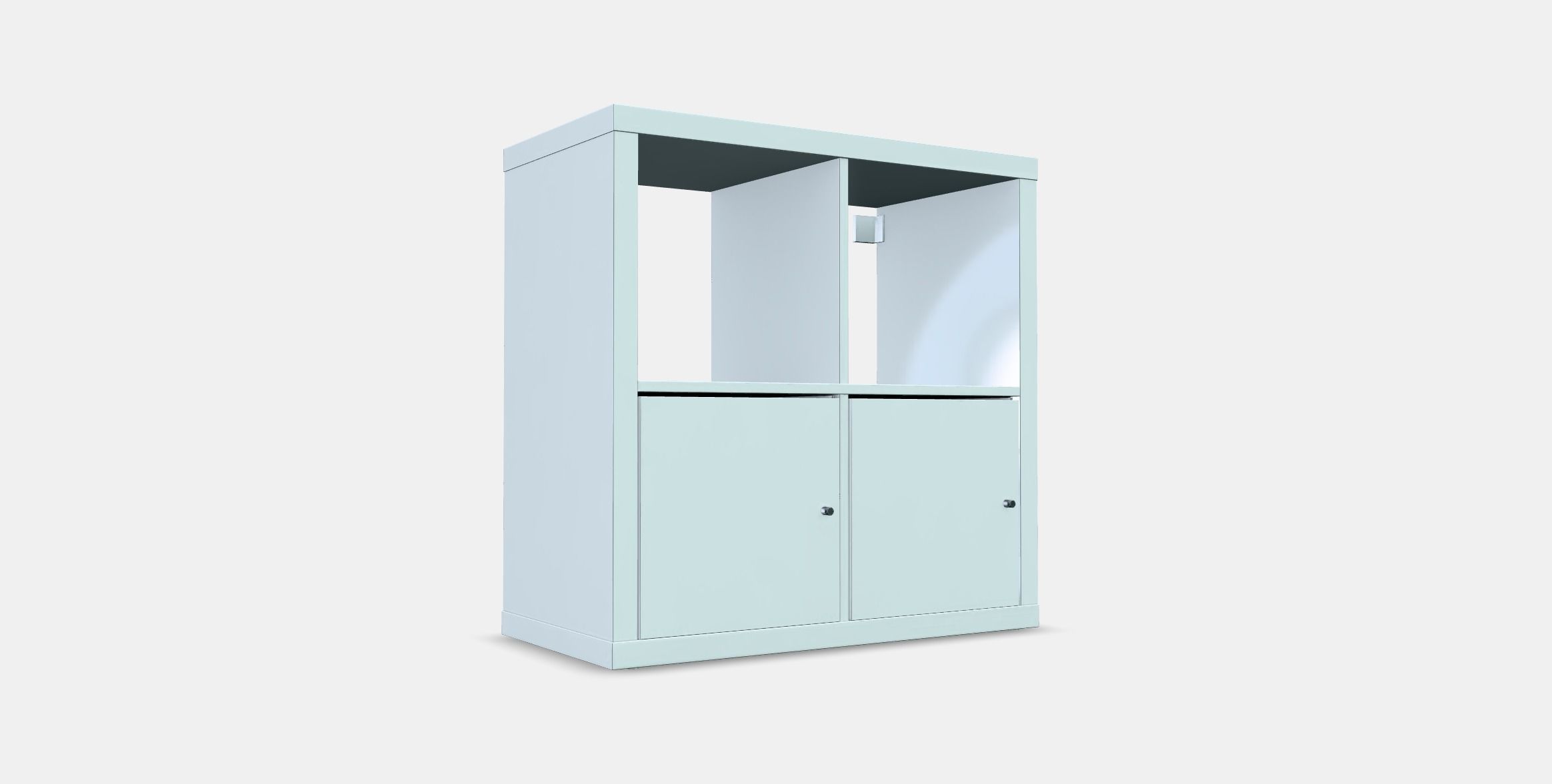 KALLAX Shelving unit with doors 2 Low-poly 3D model_3