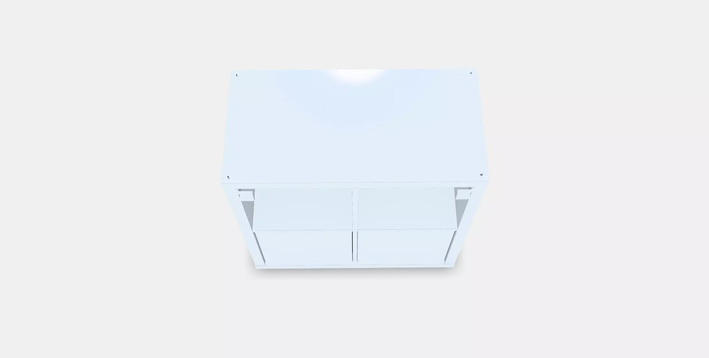 KALLAX Shelving unit with doors 2 Low-poly 3D model_0