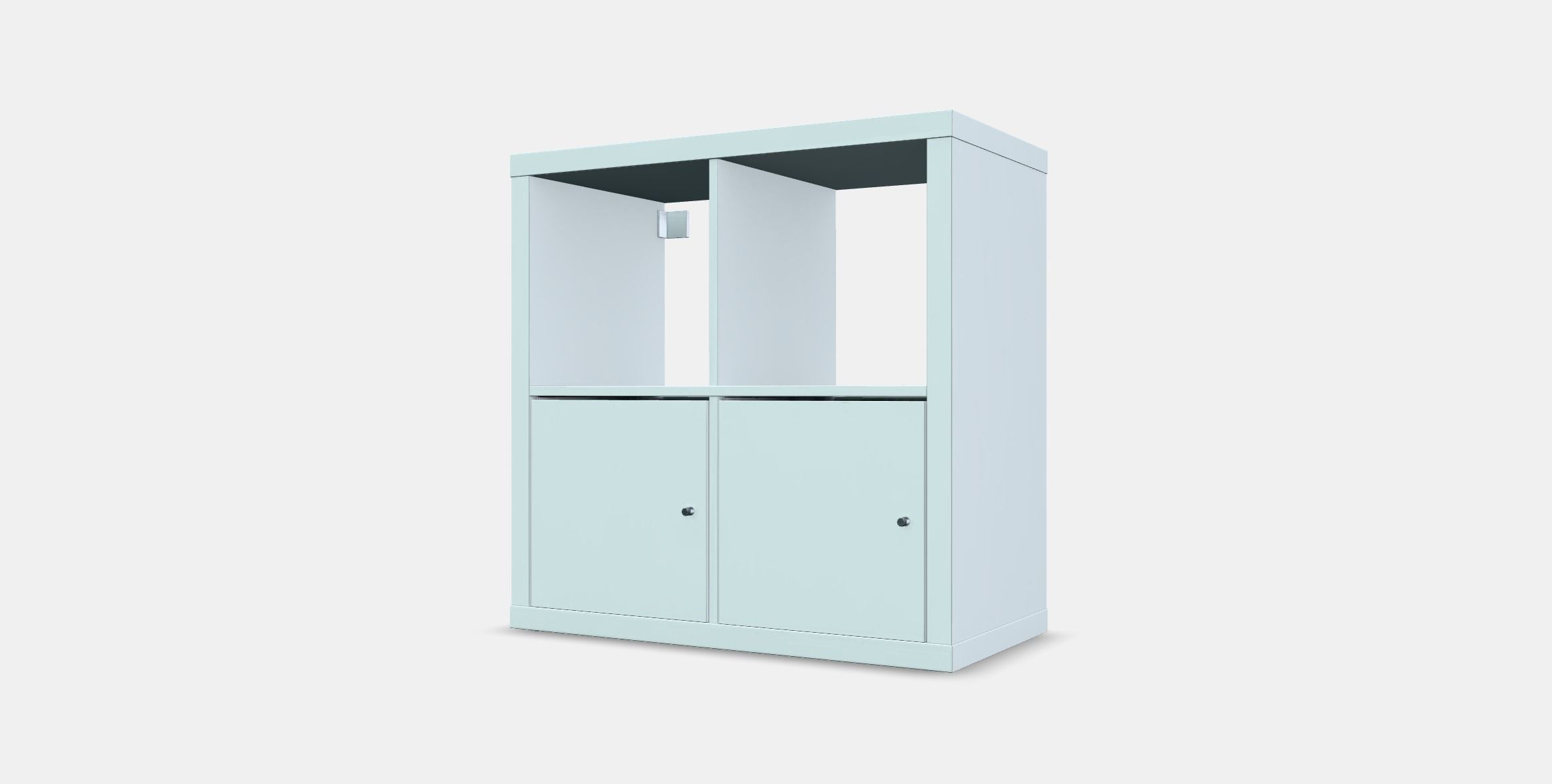 KALLAX Shelving unit with doors 2 Low-poly 3D model_12