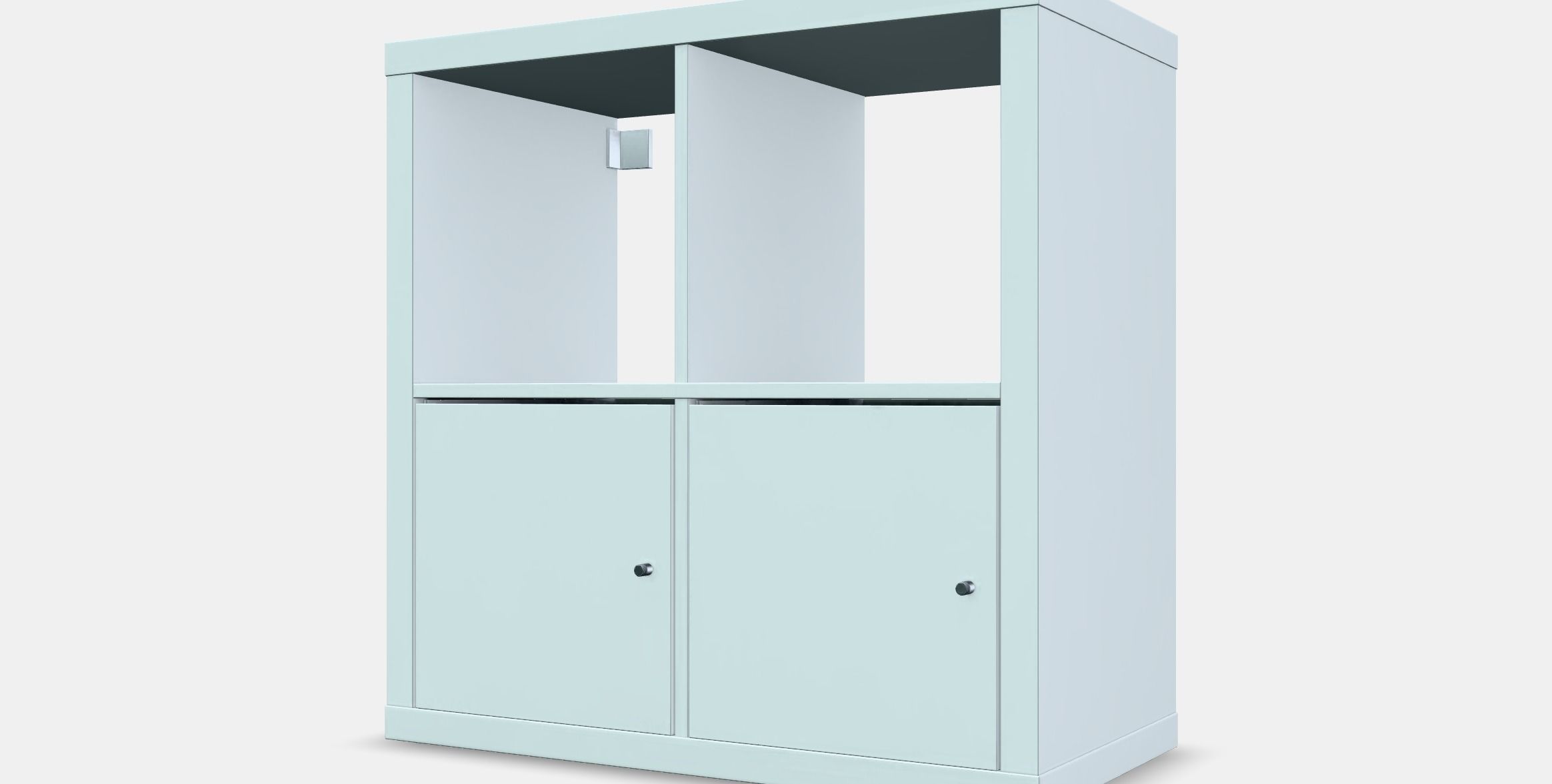 KALLAX Shelving unit with doors 2 Low-poly 3D model_13