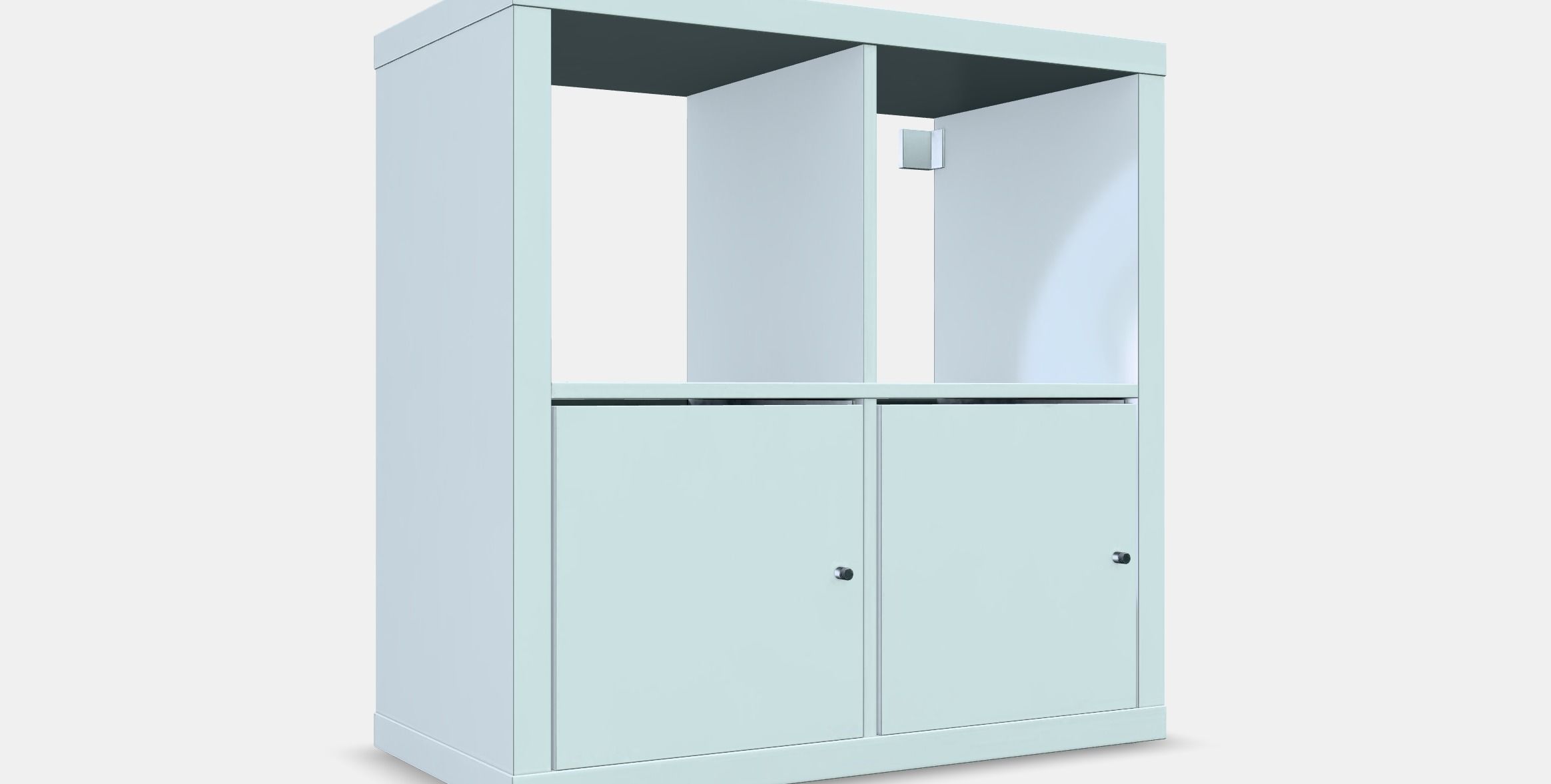 KALLAX Shelving unit with doors 2 Low-poly 3D model_9