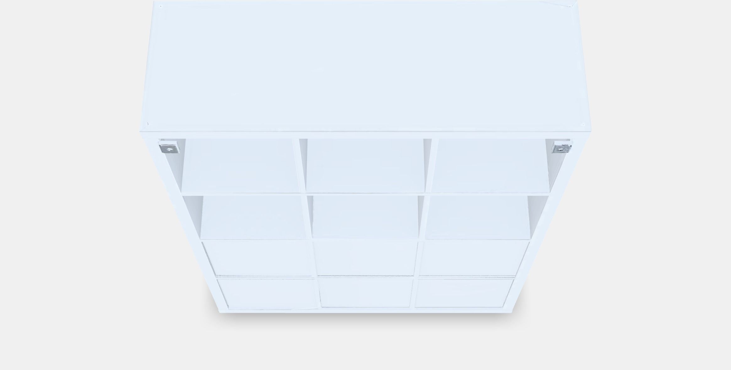 KALLAX Shelving unit with 6 inserts Low-poly 3D model_4