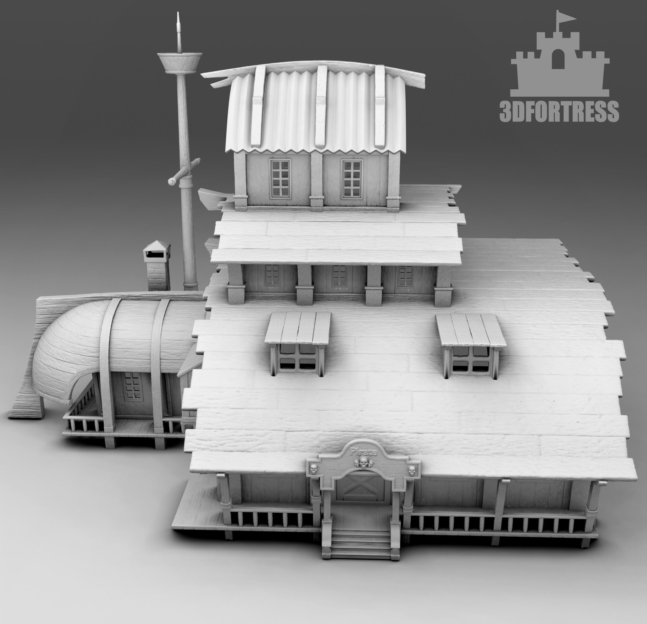 Pirate Headquarters 3D print model_4