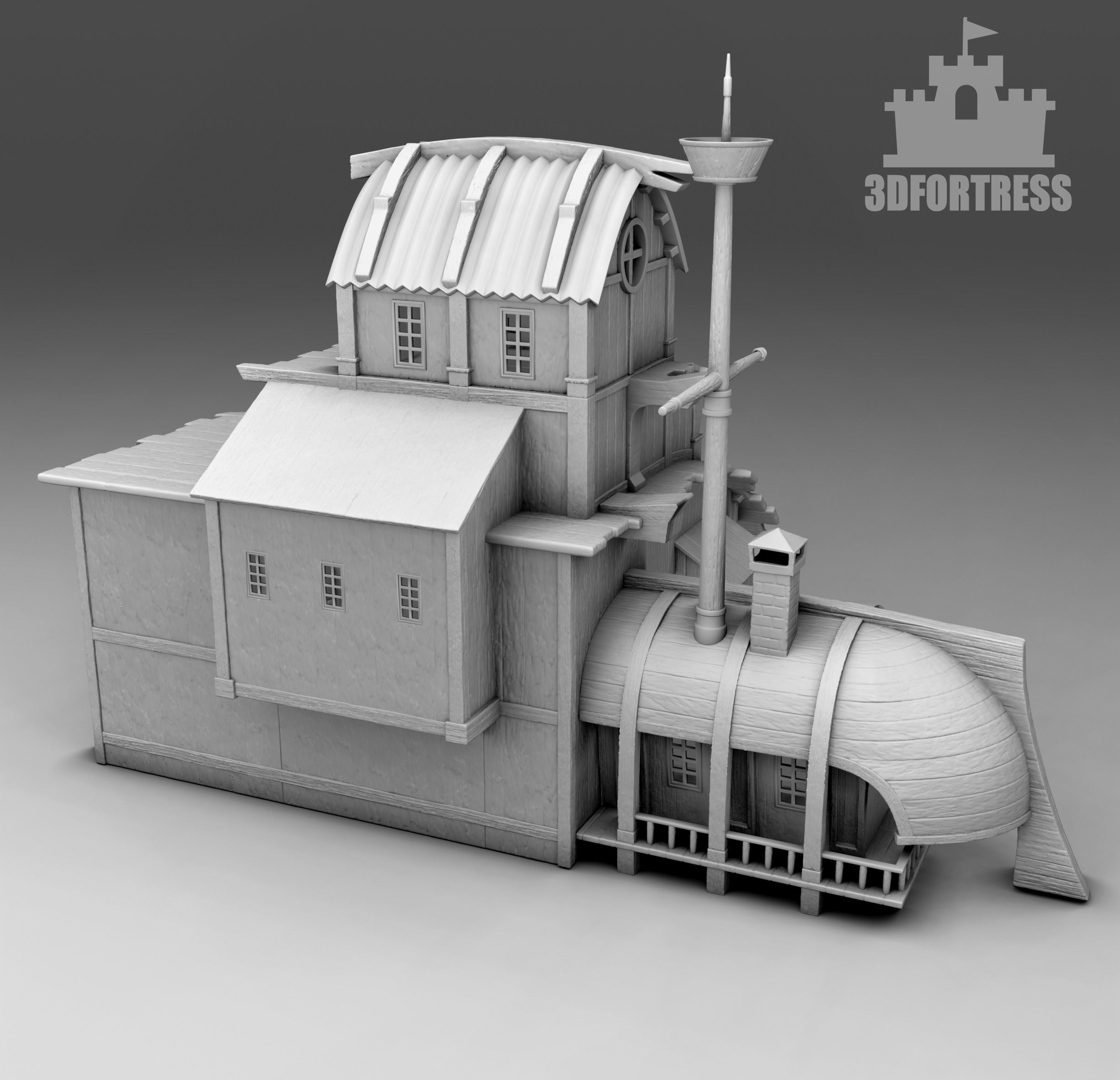 Pirate Headquarters 3D print model_2