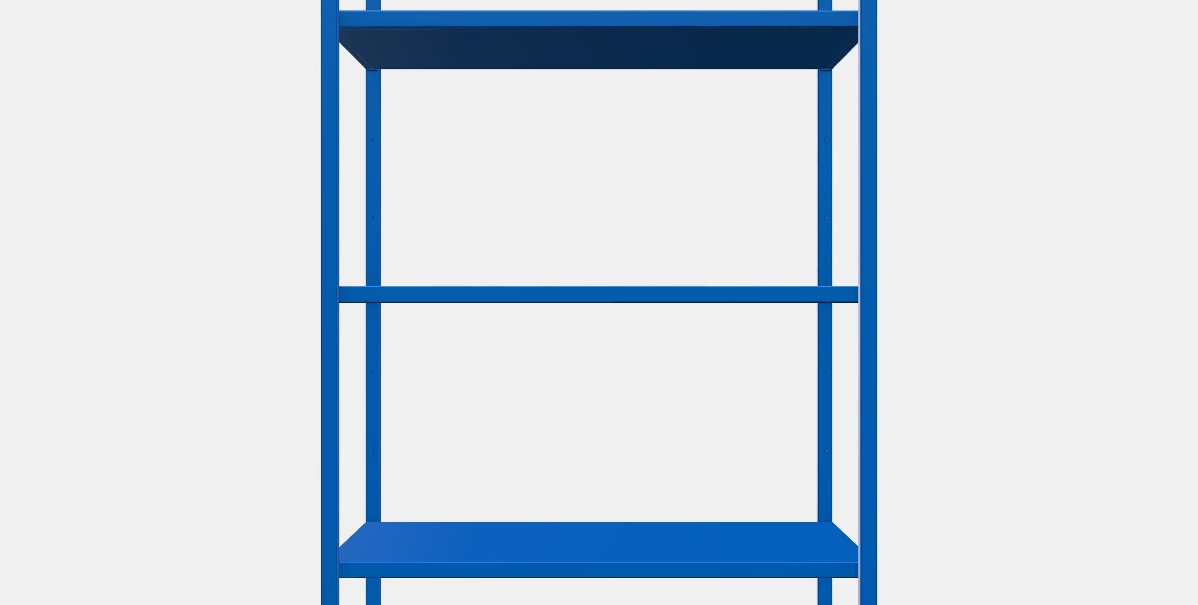 PLATSA Open shelving unit Low-poly 3D model_11