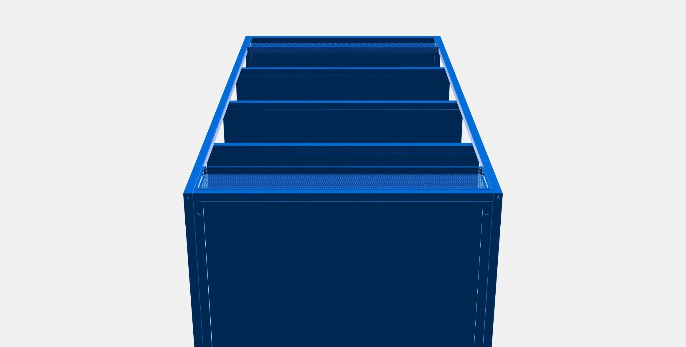 PLATSA Open shelving unit Low-poly 3D model_8