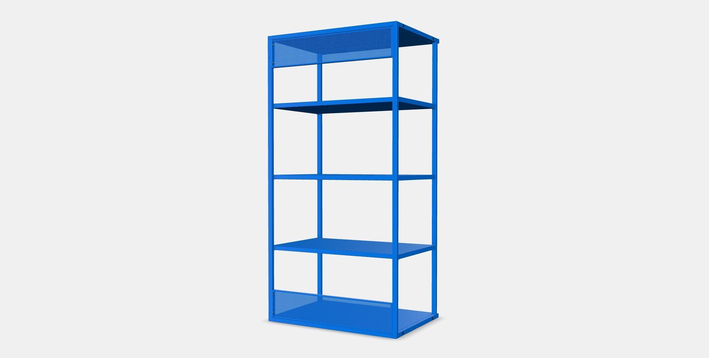 PLATSA Open shelving unit Low-poly 3D model_5