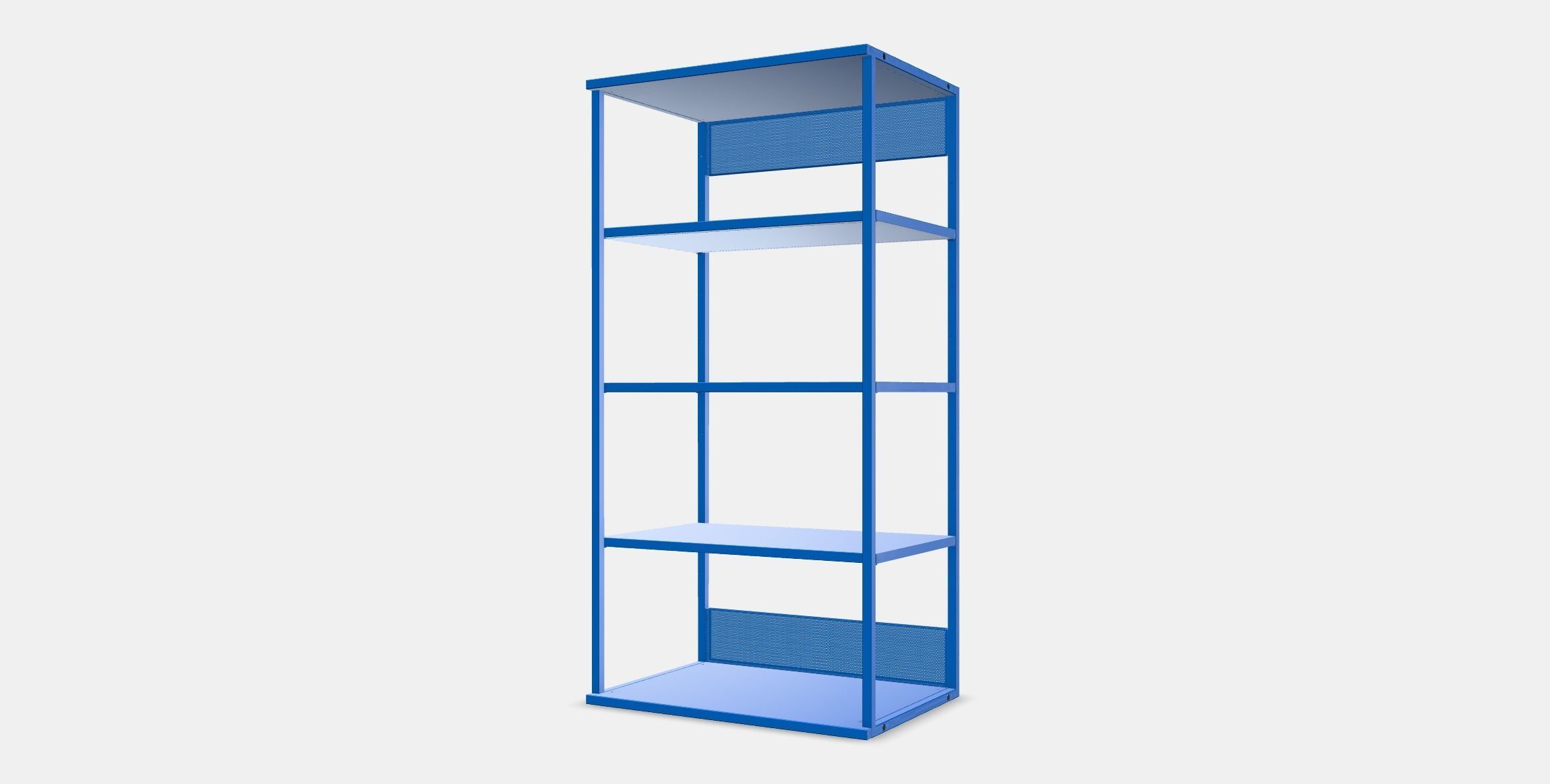 PLATSA Open shelving unit Low-poly 3D model_12