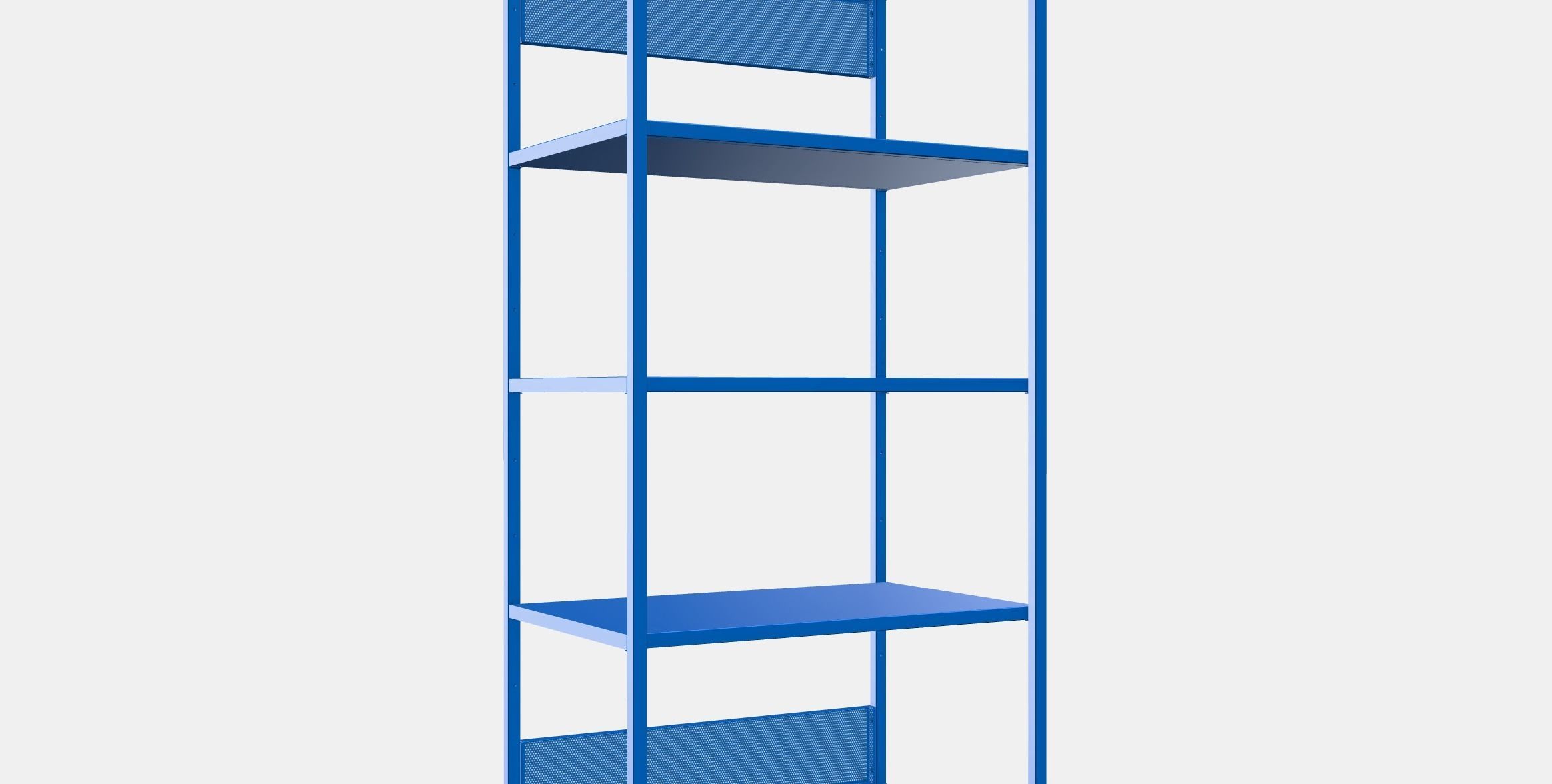 PLATSA Open shelving unit Low-poly 3D model_9