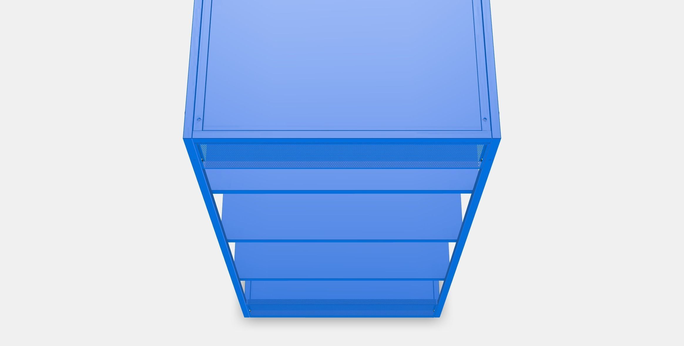 PLATSA Open shelving unit Low-poly 3D model_4