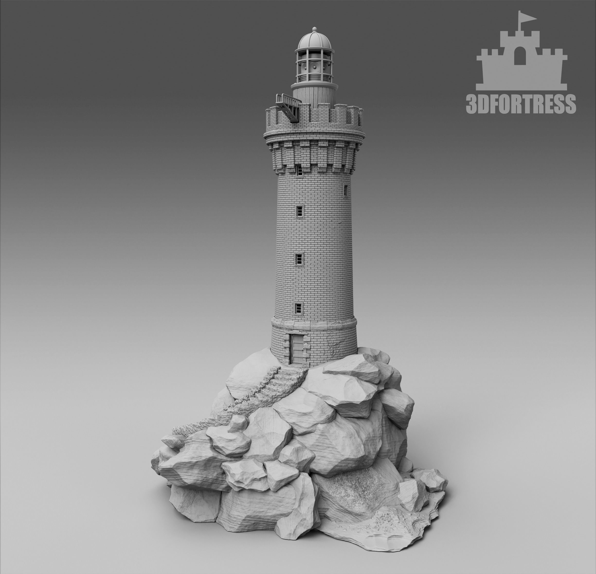 Lighthouse 3D print model_1