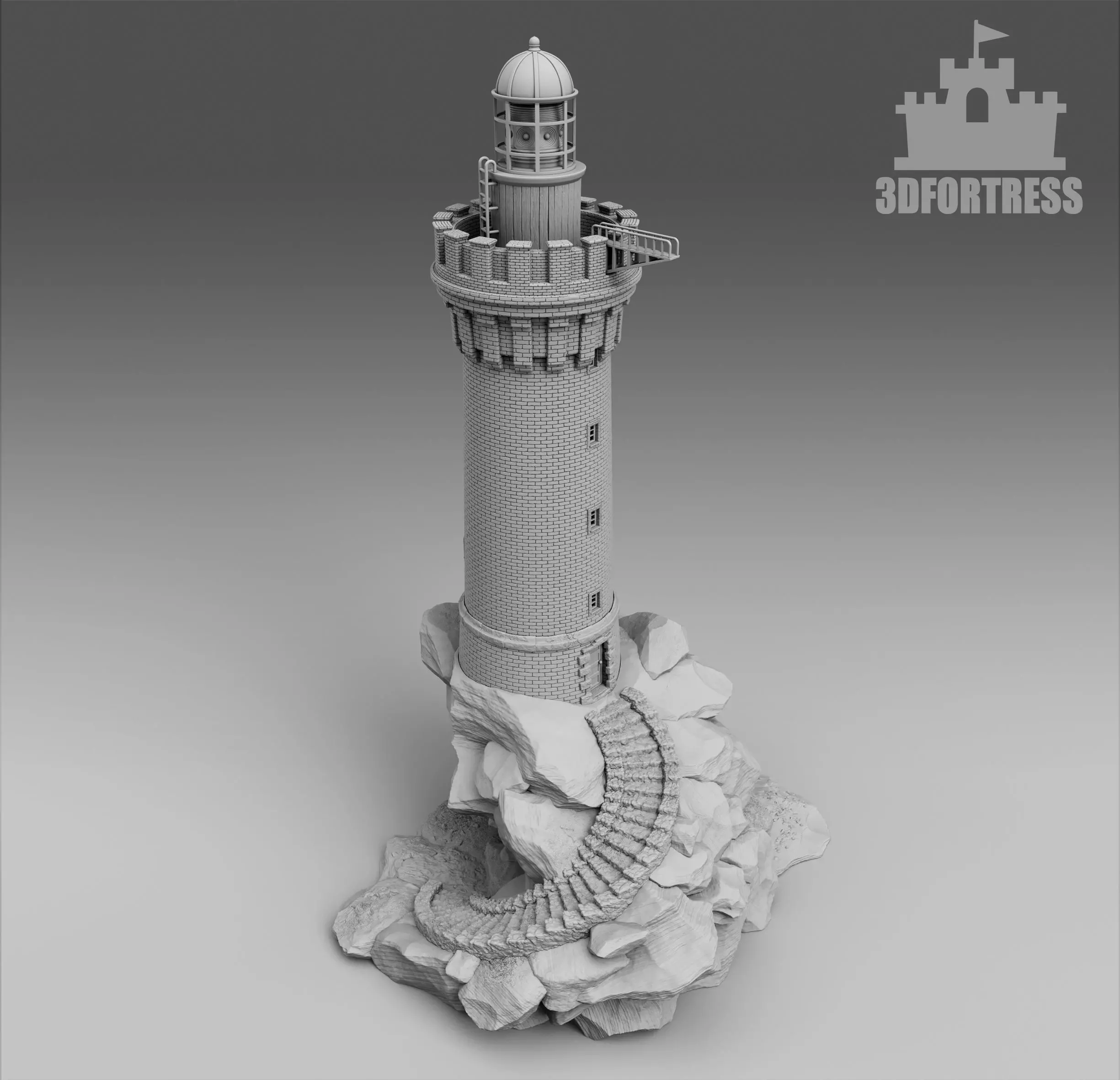 Lighthouse 3D print model_0